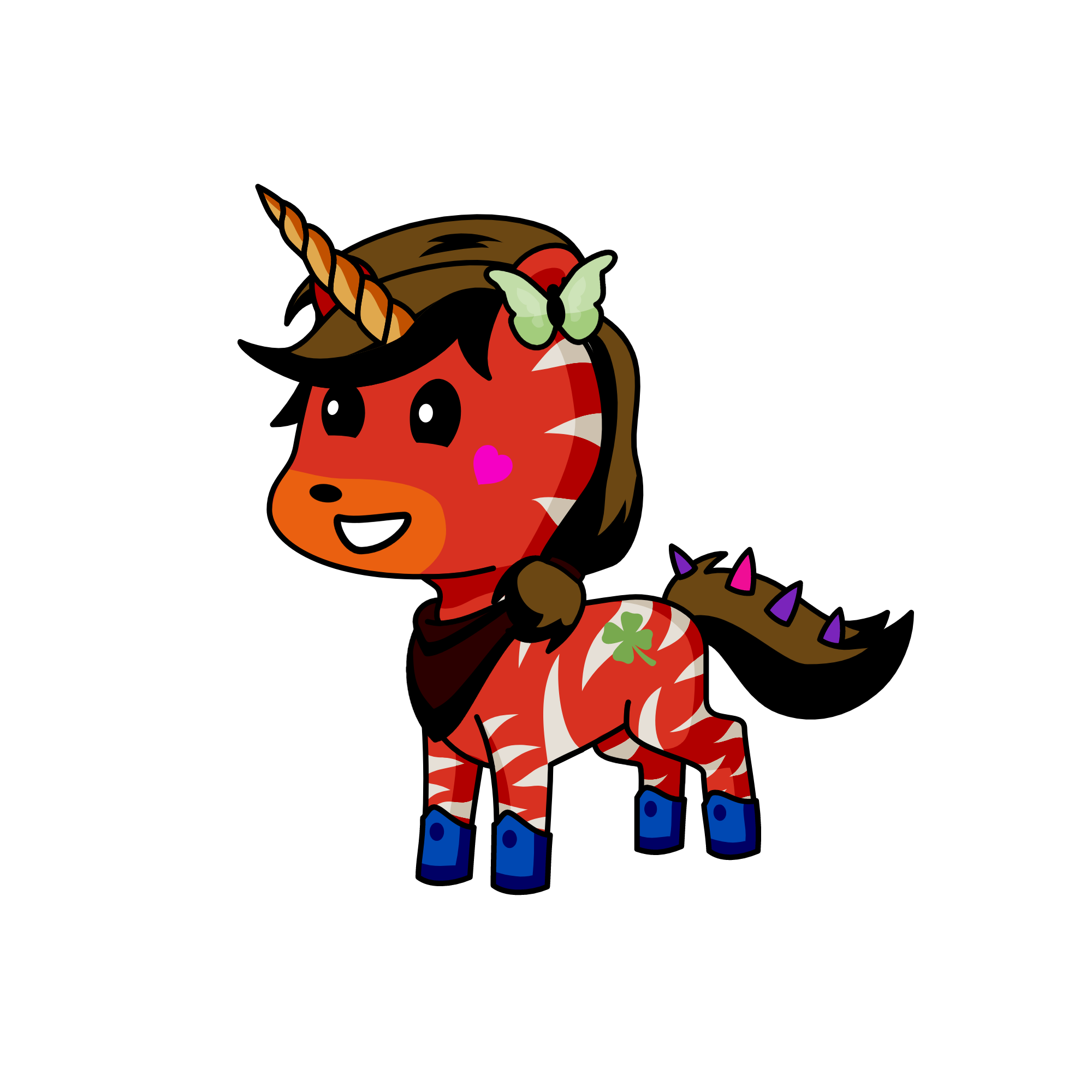 Pluffy , the unicorn