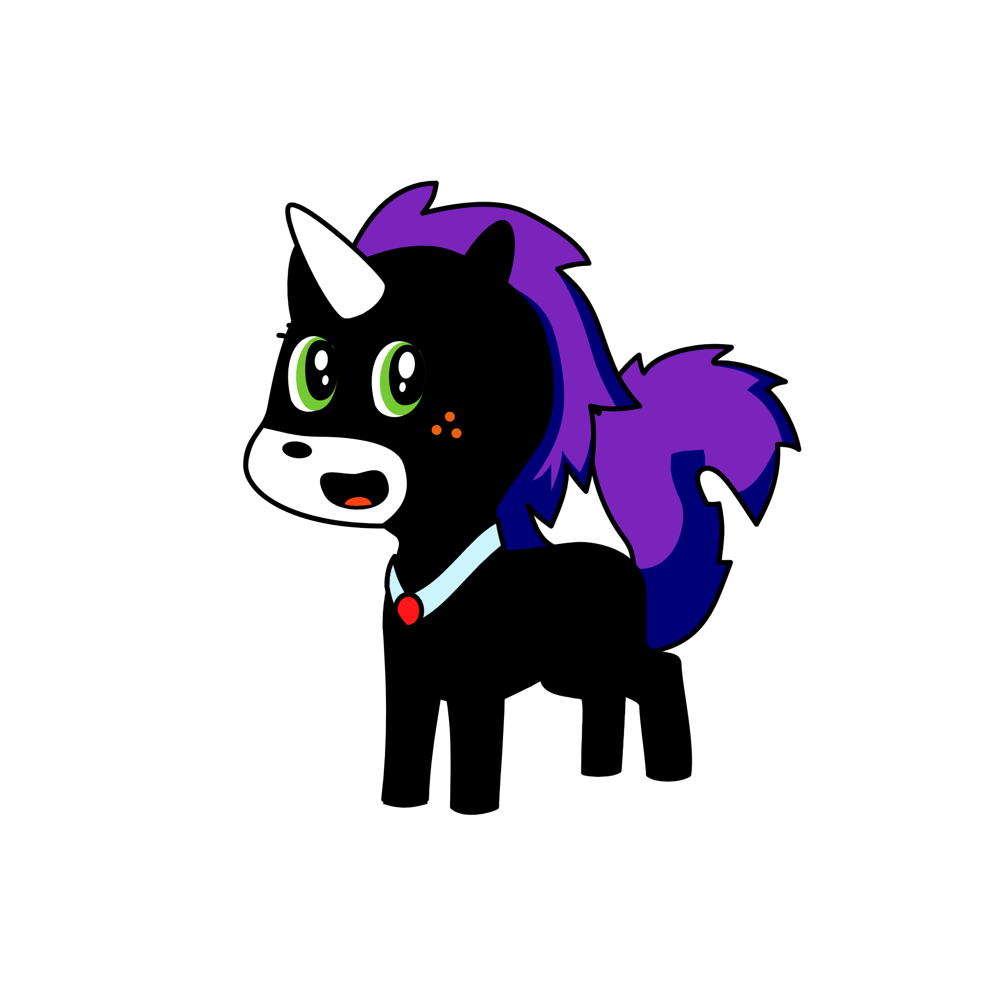 Shadow, the unicorn