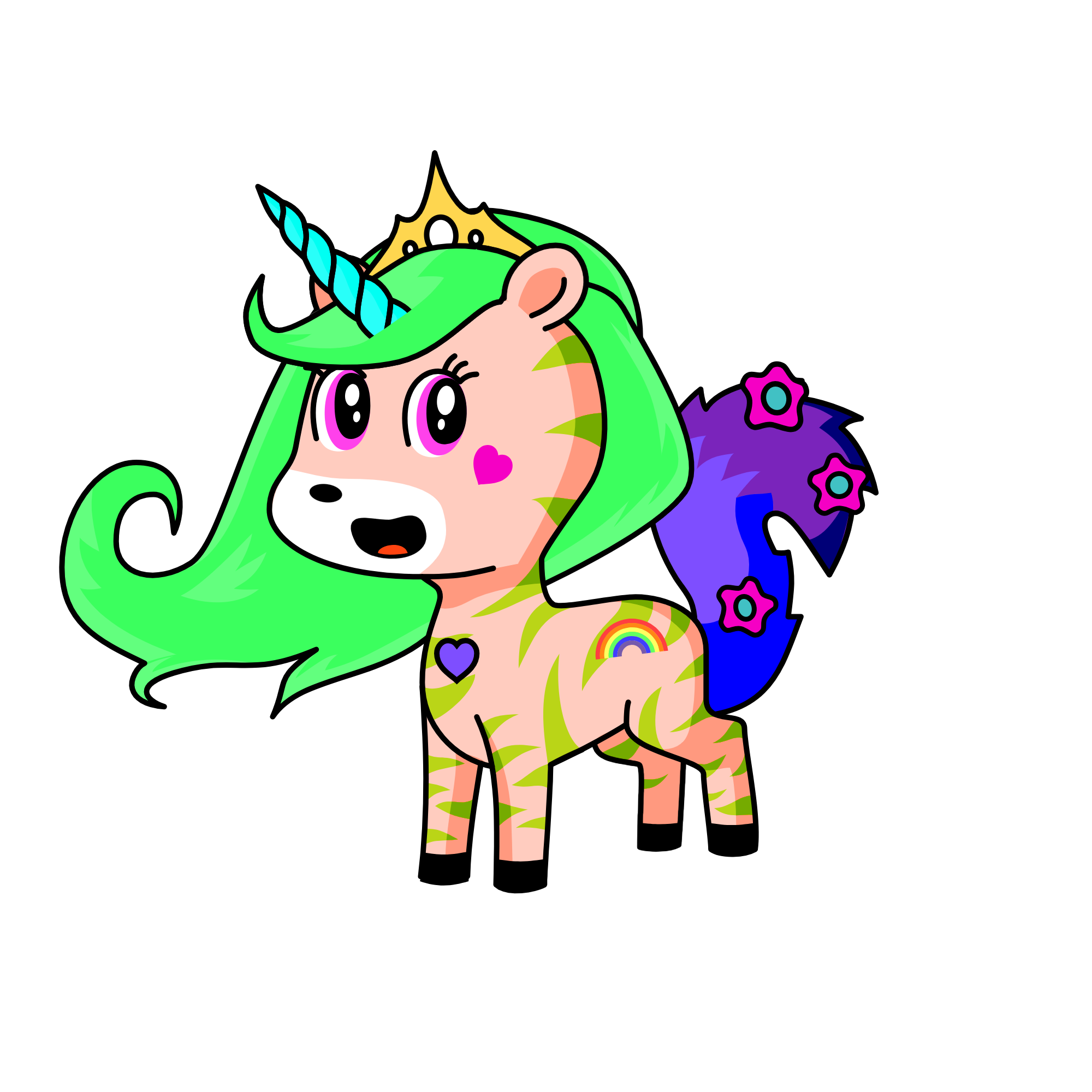 sandy, the unicorn