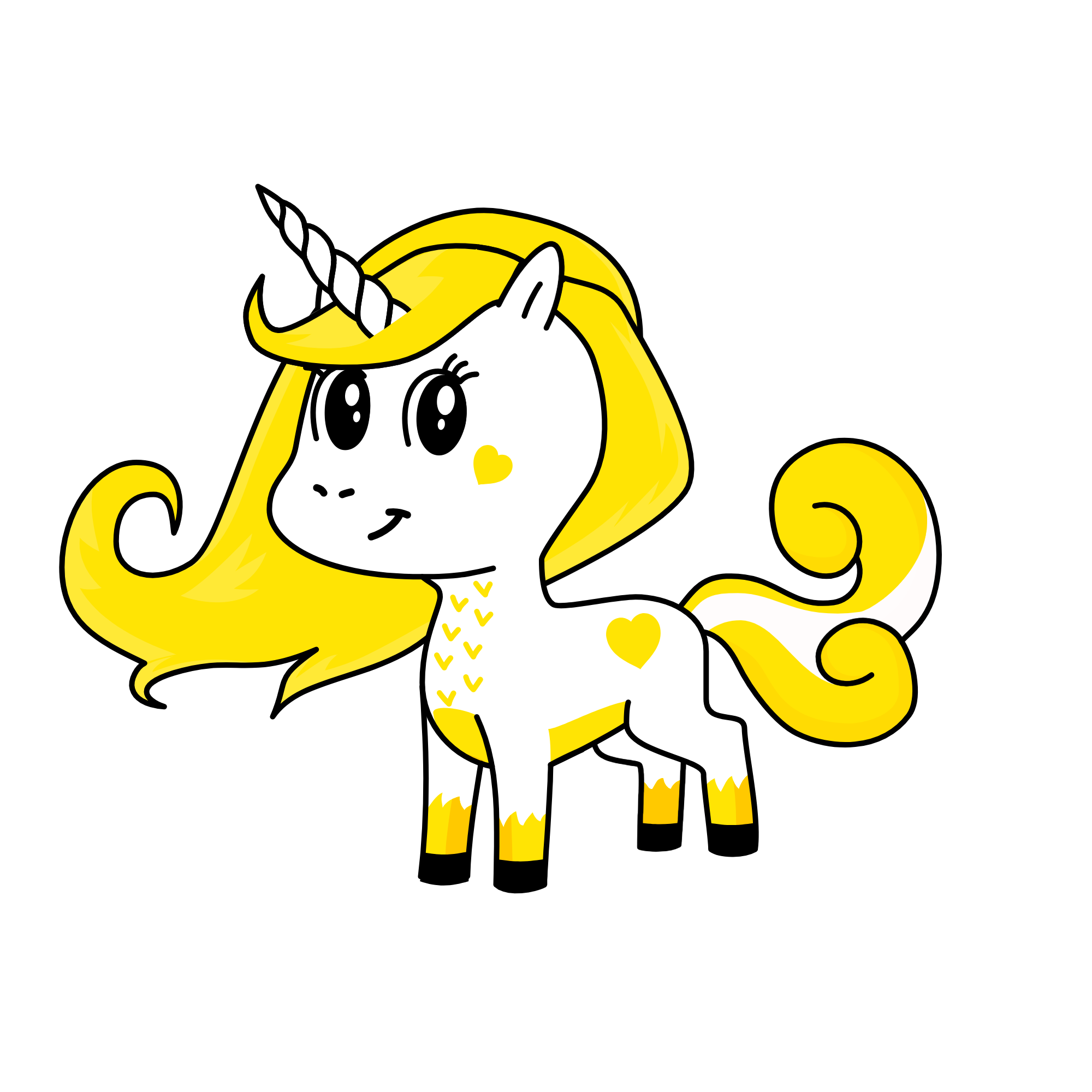 Butterscotch, the unicorn