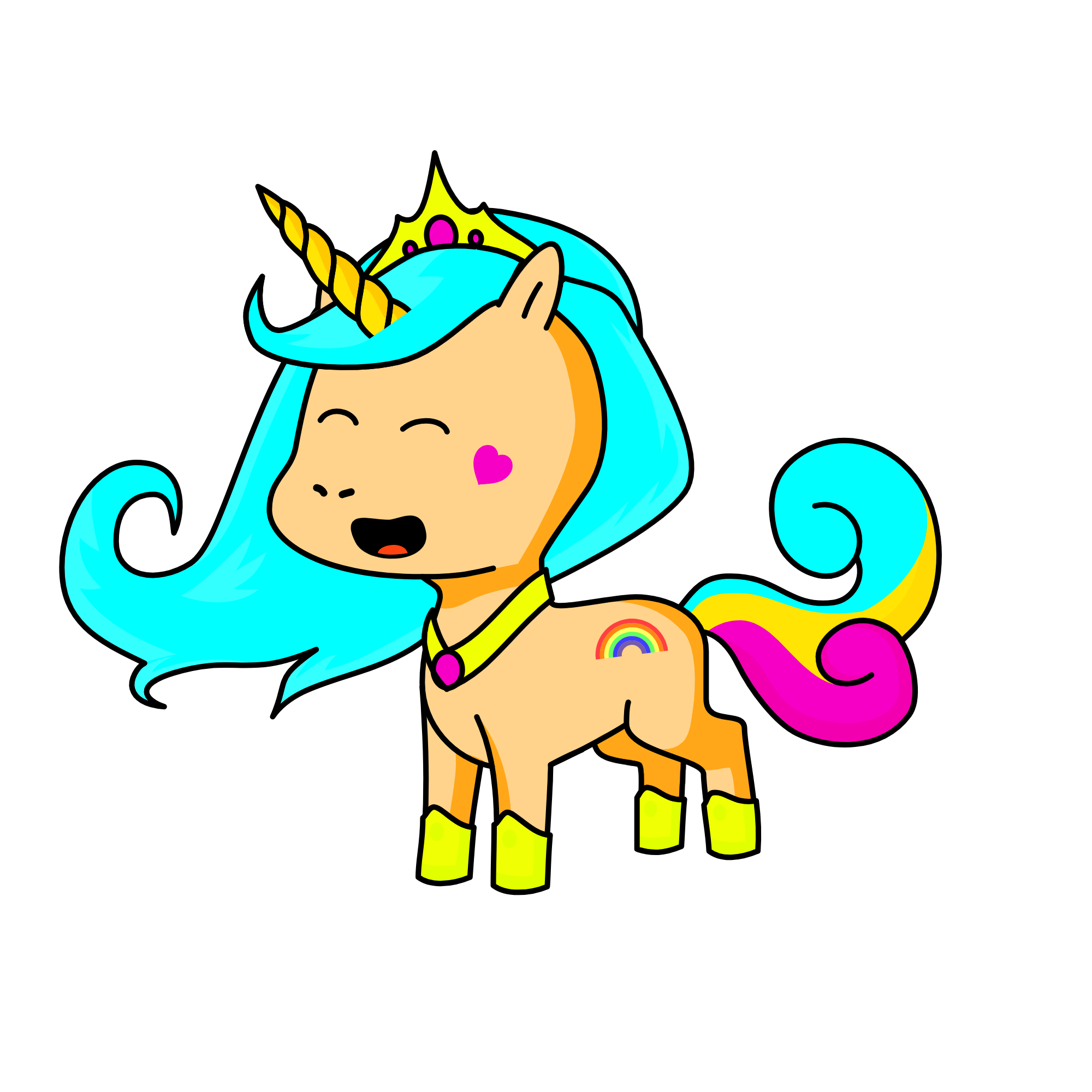 Rainbow Izzy Moonbow, the unicorn
