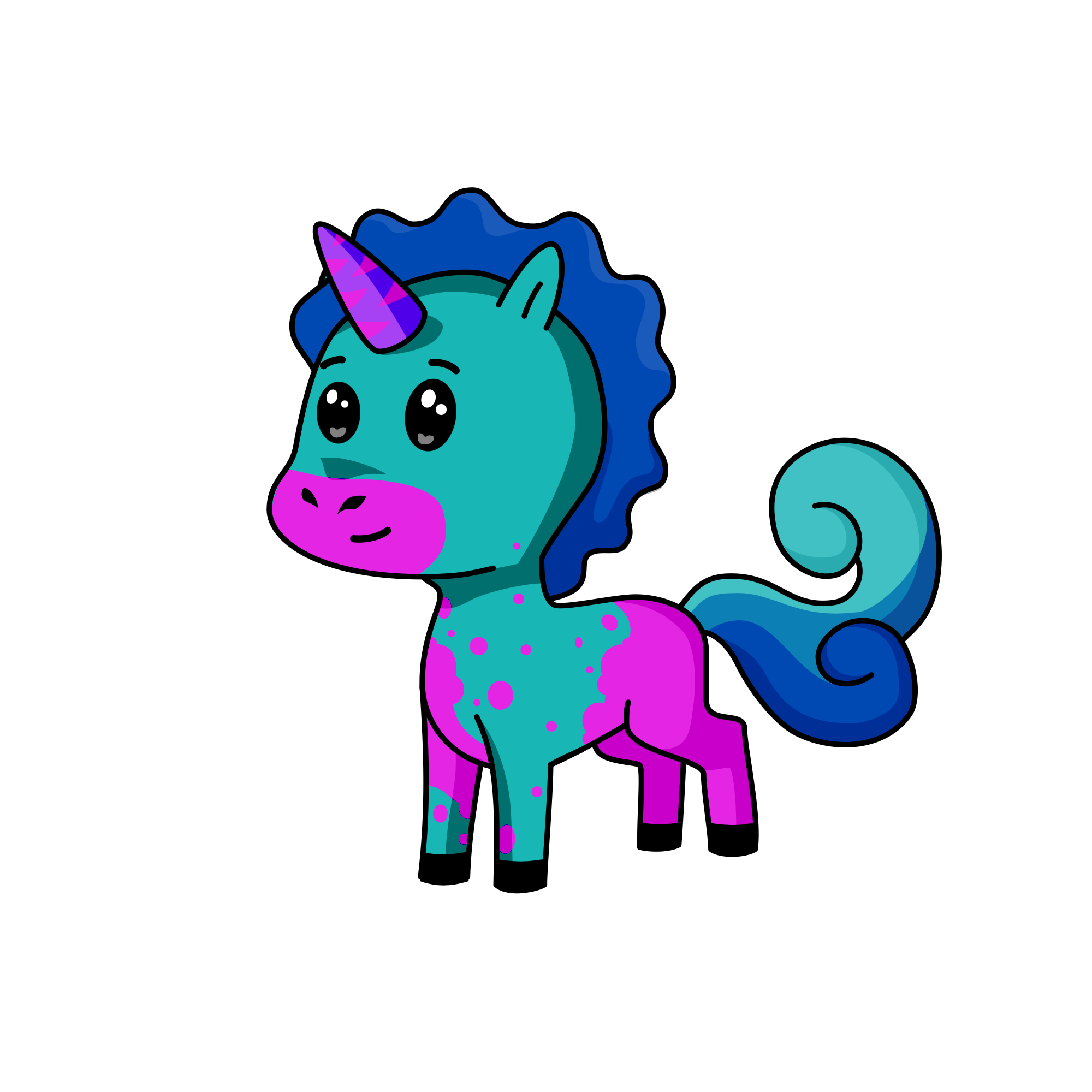 Poppins, the unicorn
