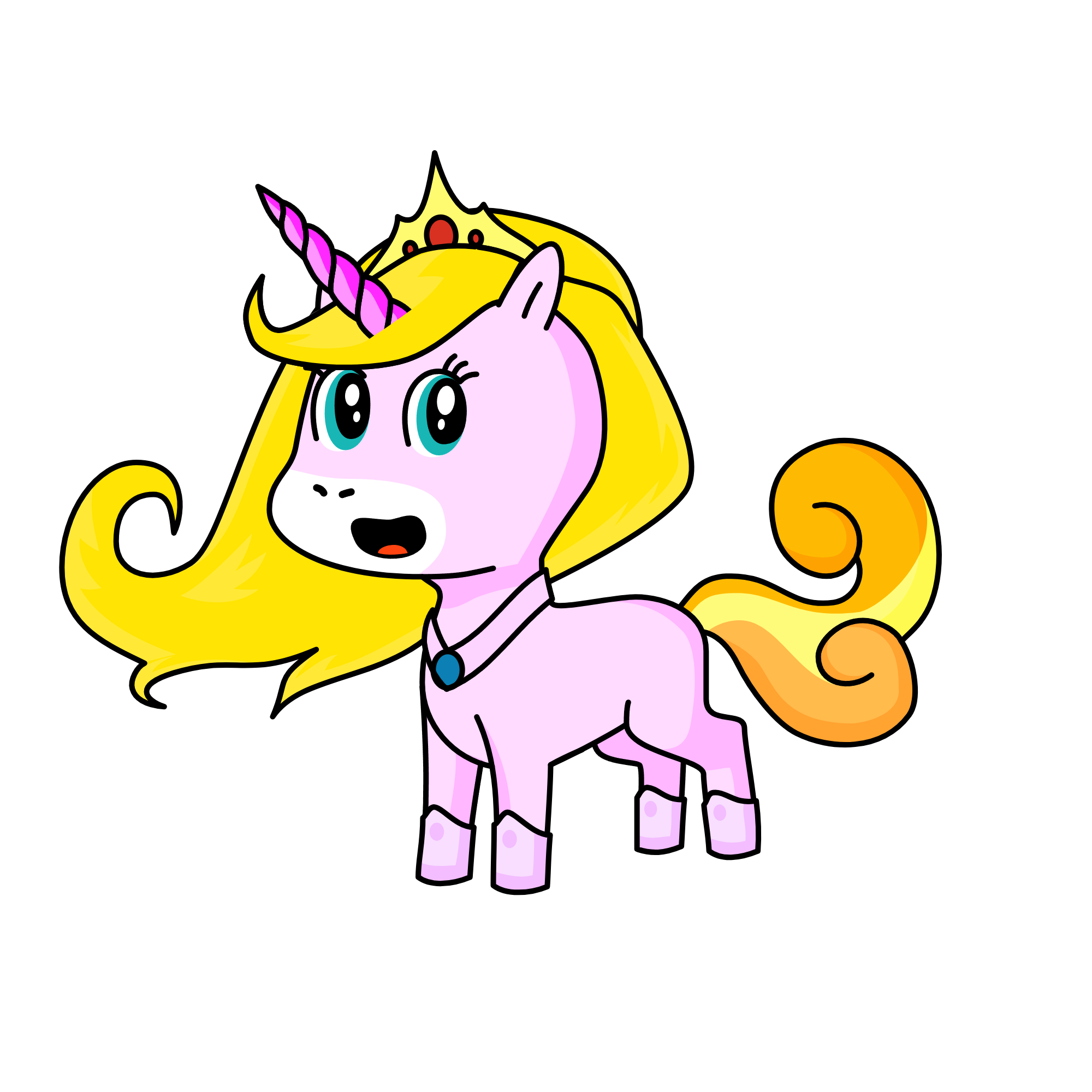 PEACH, the unicorn