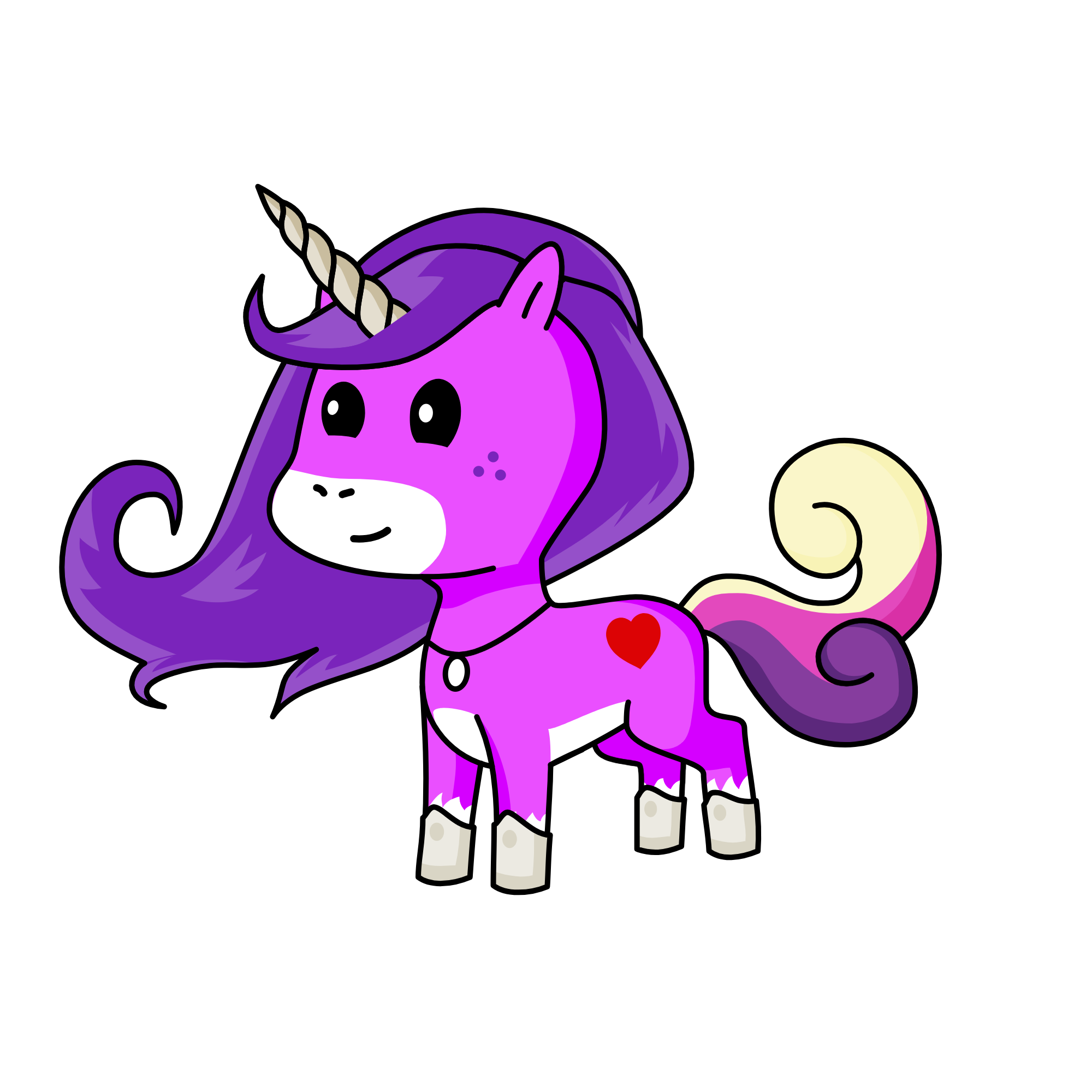 Moonlight, the unicorn