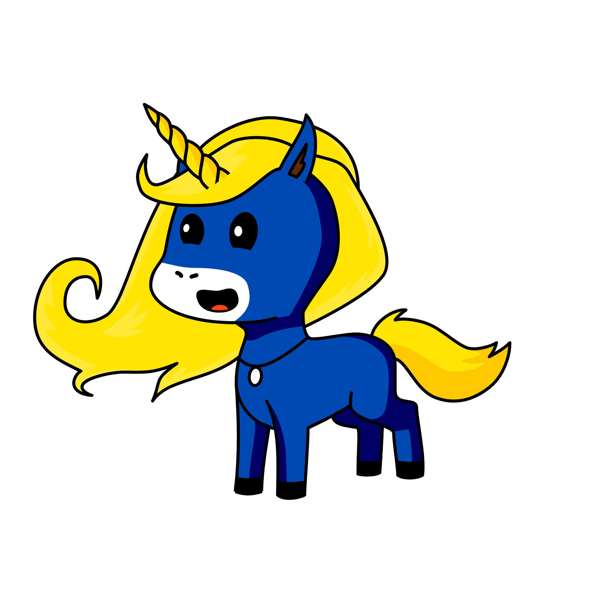Midnight, the unicorn
