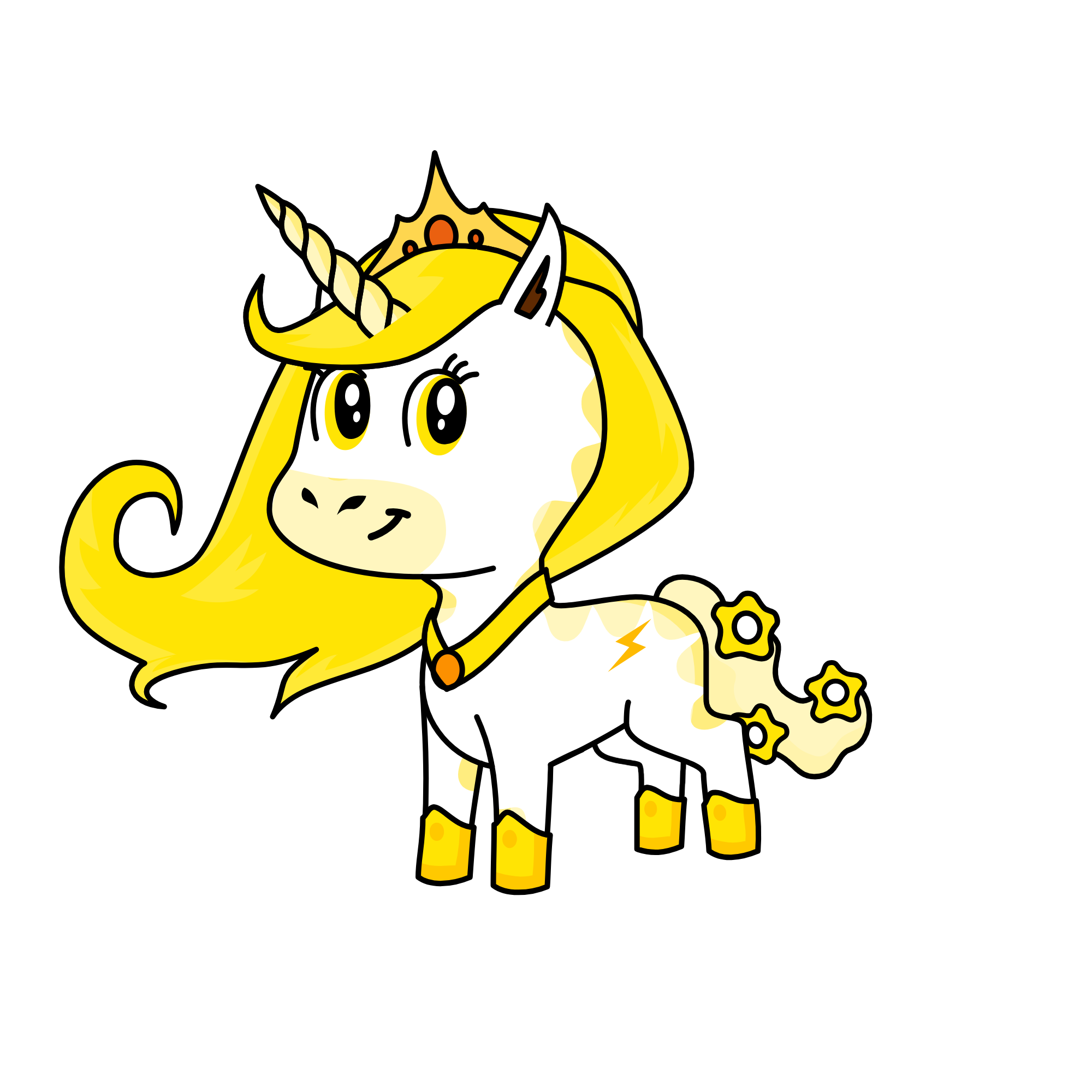 magically, the unicorn