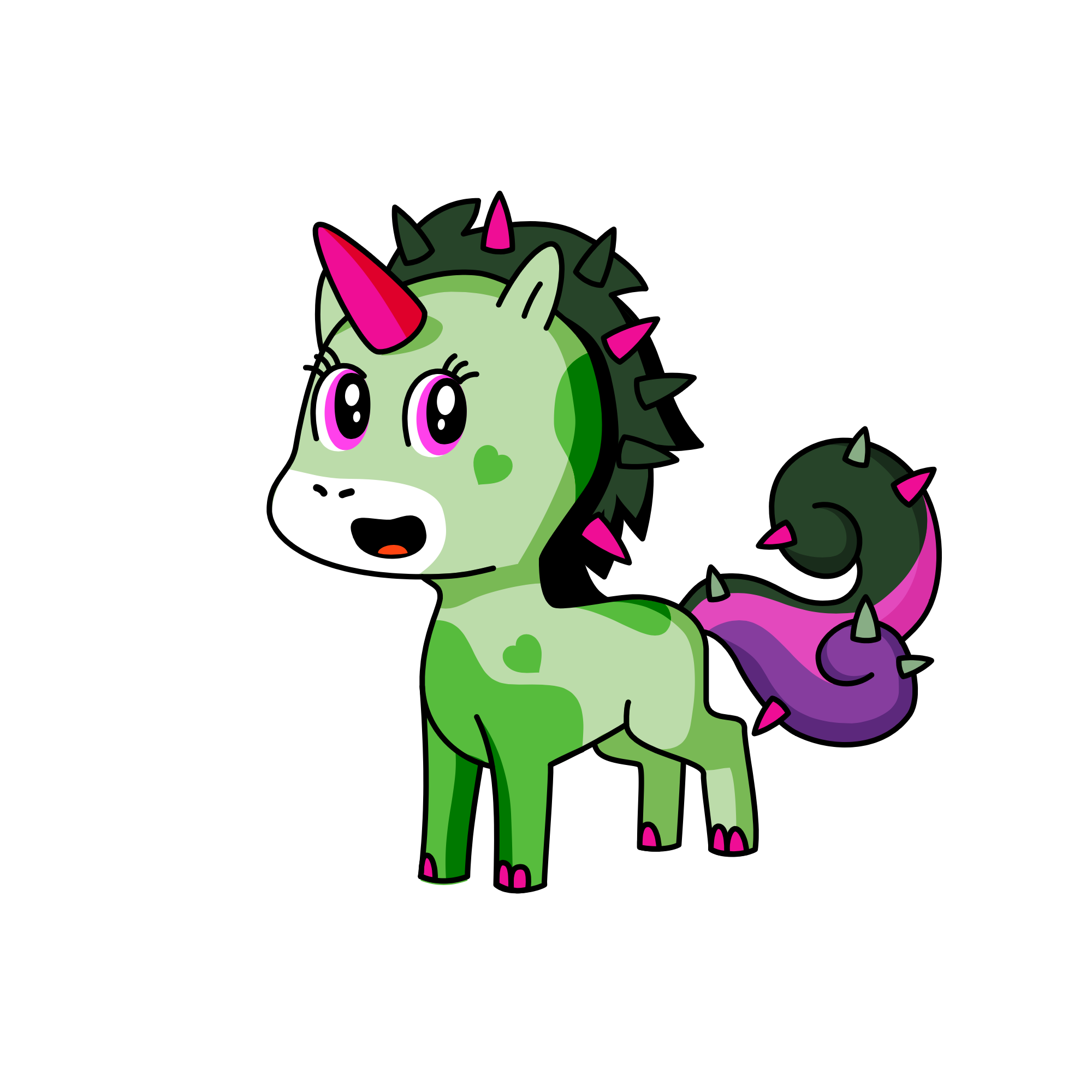 Spikes, the unicorn