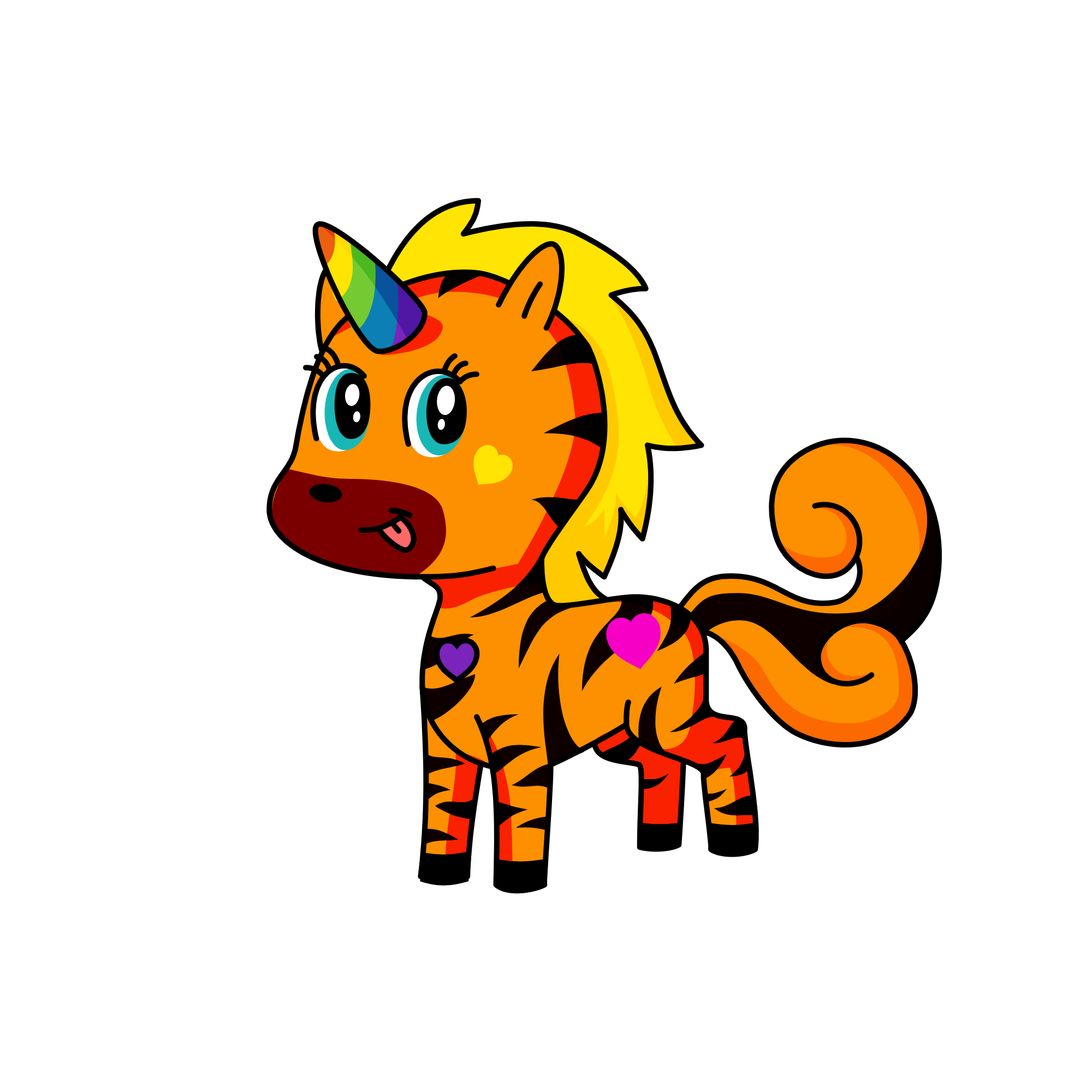Tiger, the unicorn