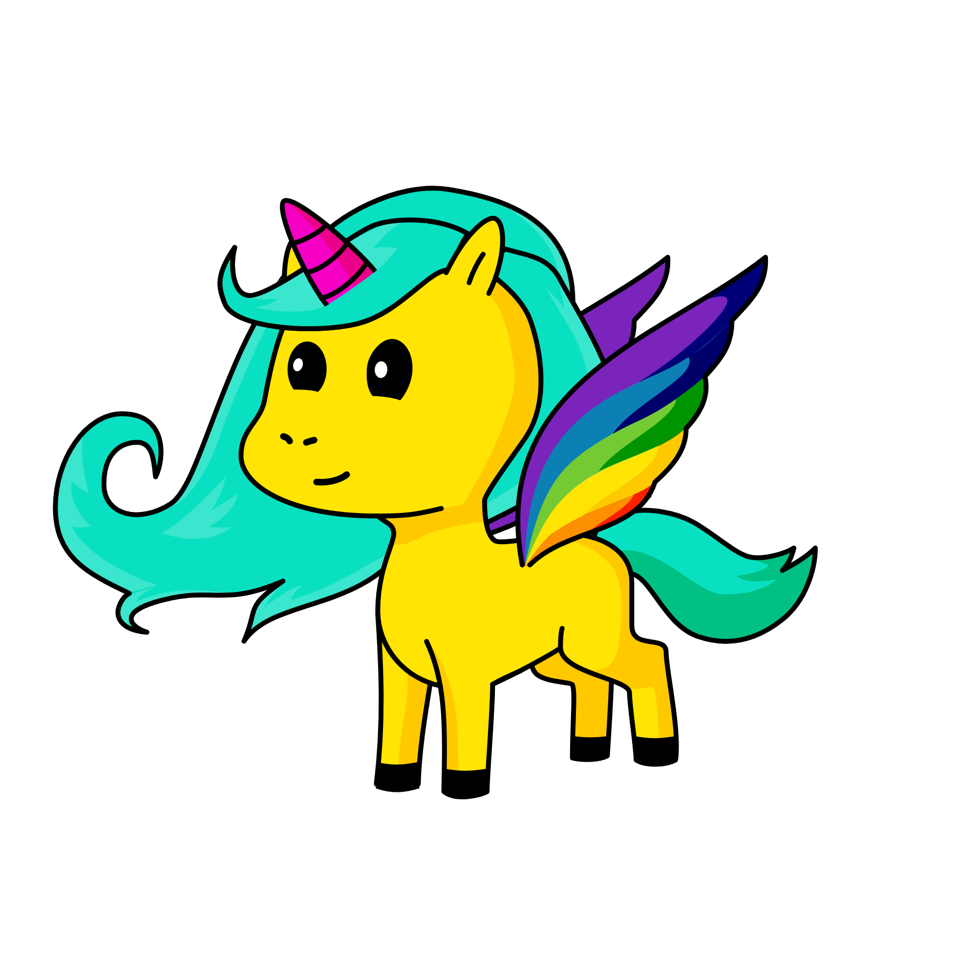 baby bab, the unicorn