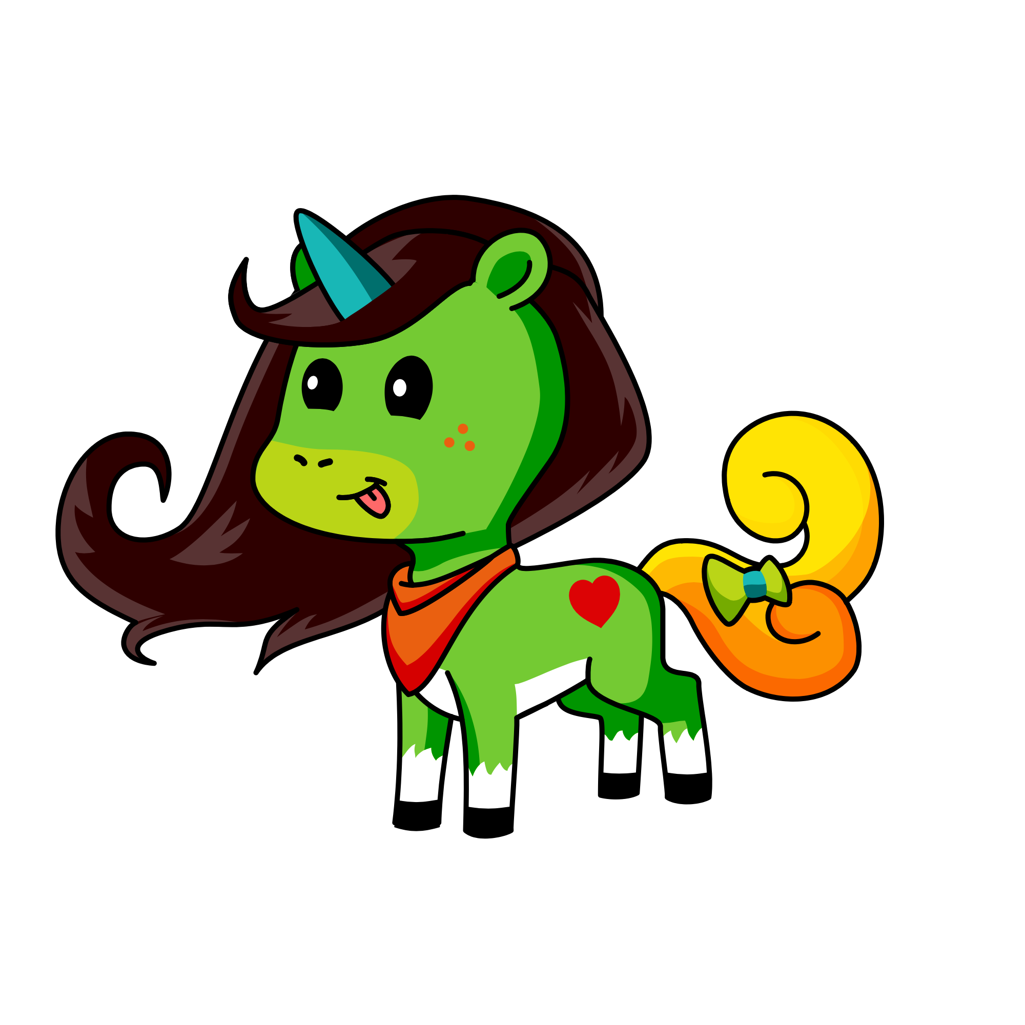 Dino, the unicorn