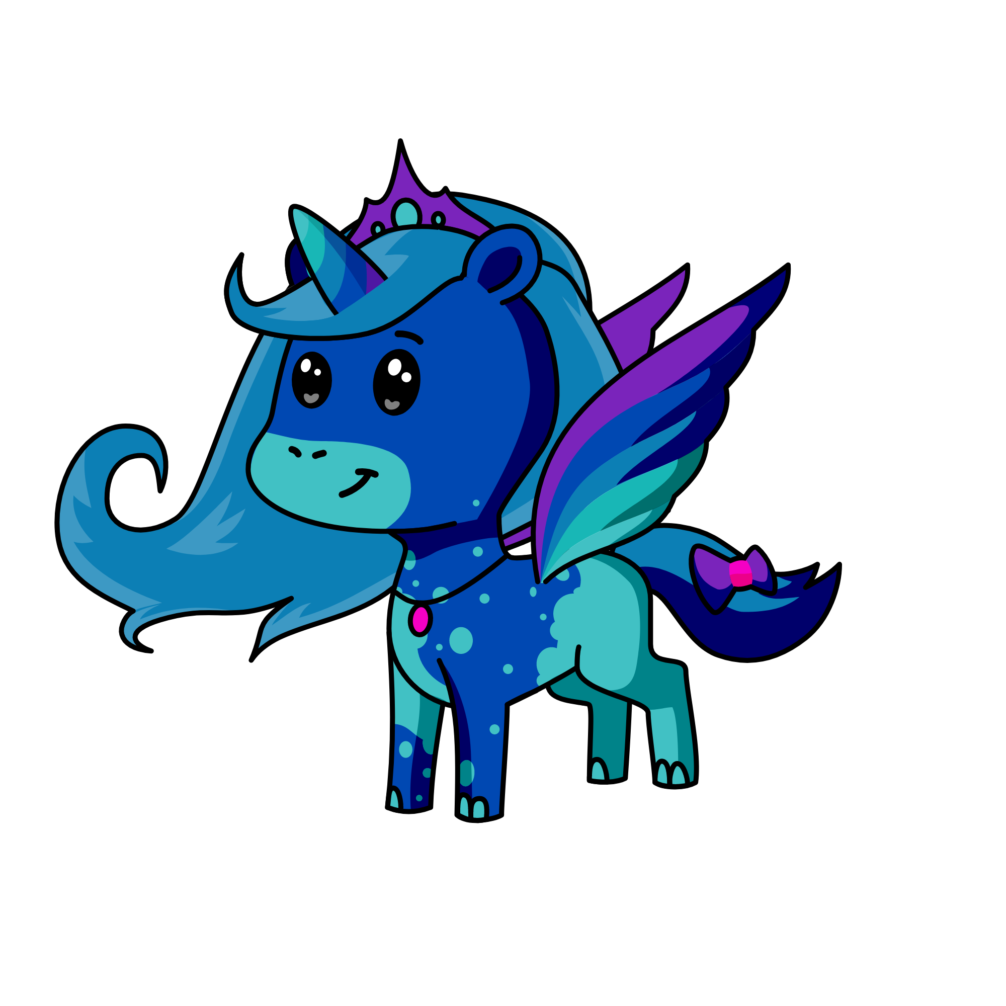Pandora, the unicorn