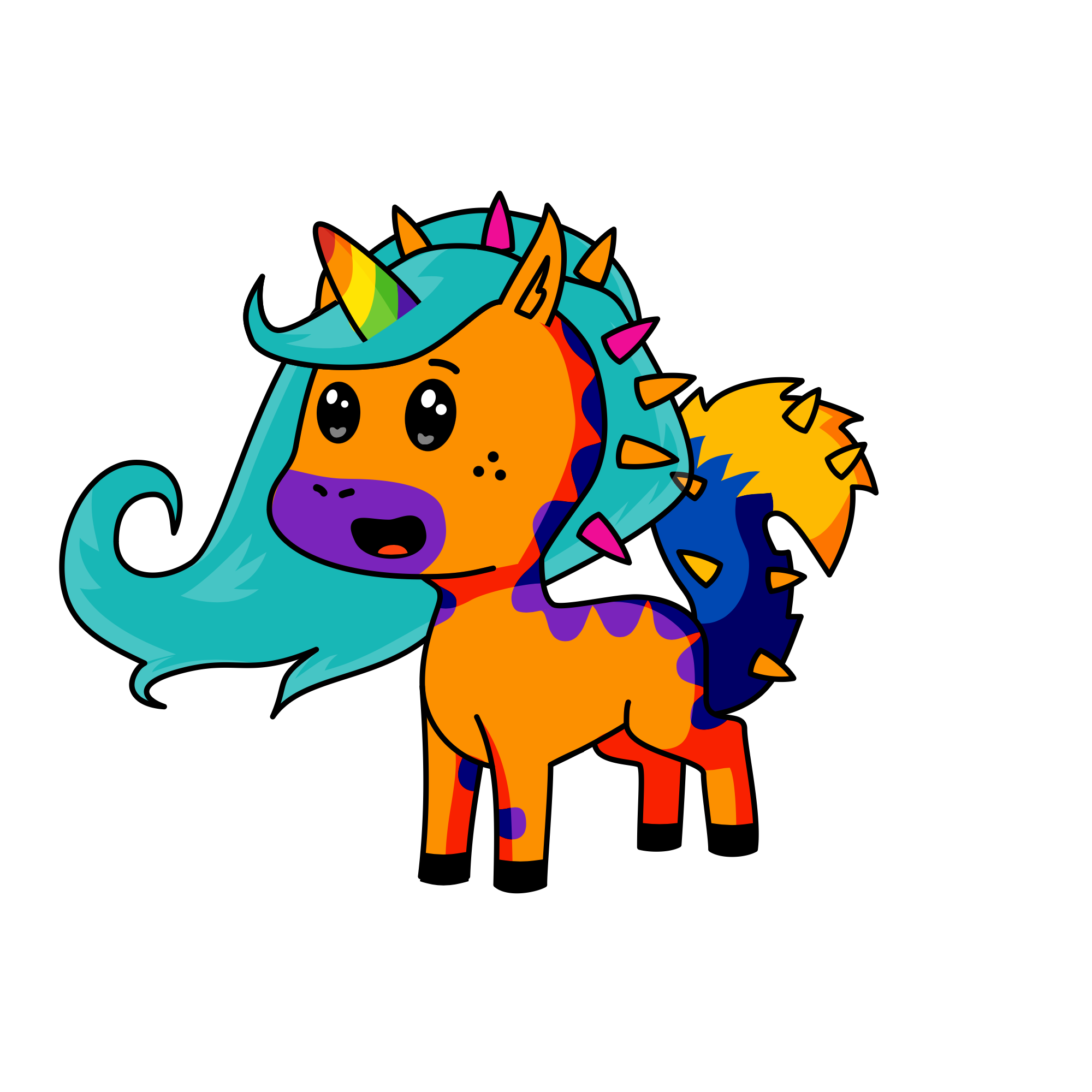 Corny, the unicorn