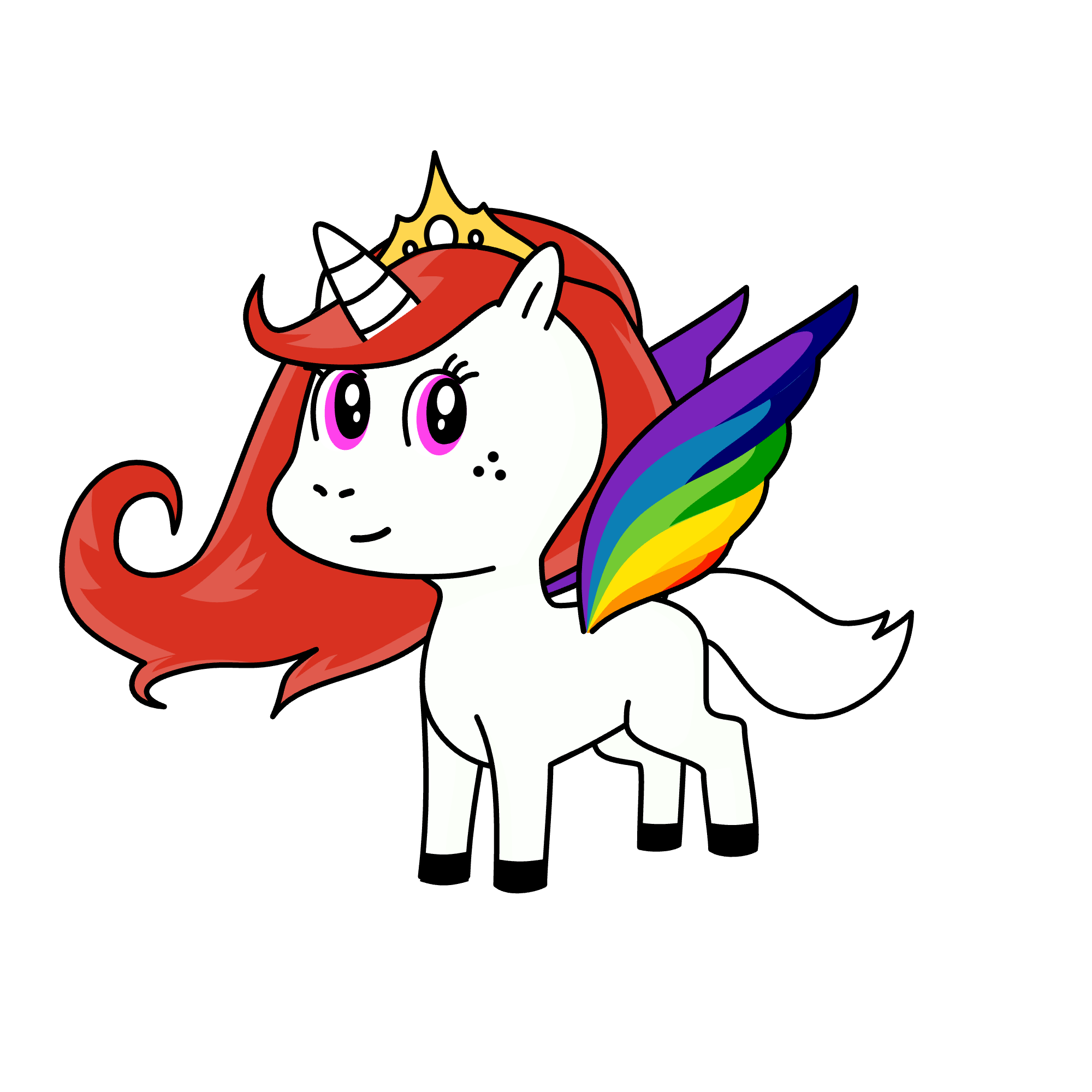 arial, the unicorn