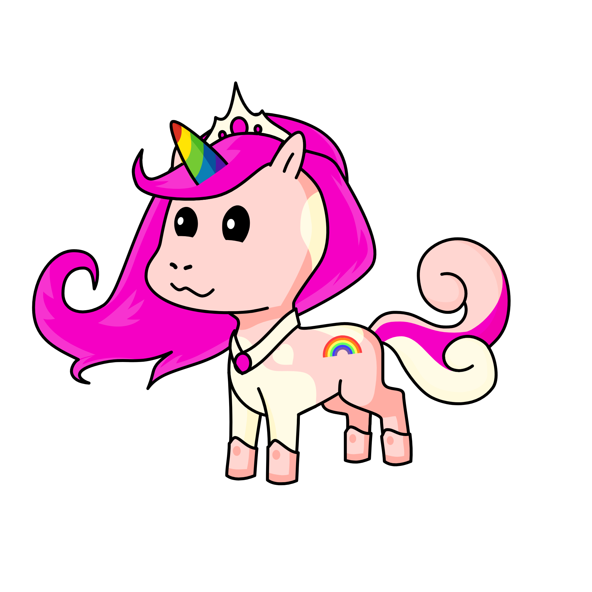 PRINCESS GLARCER, the unicorn