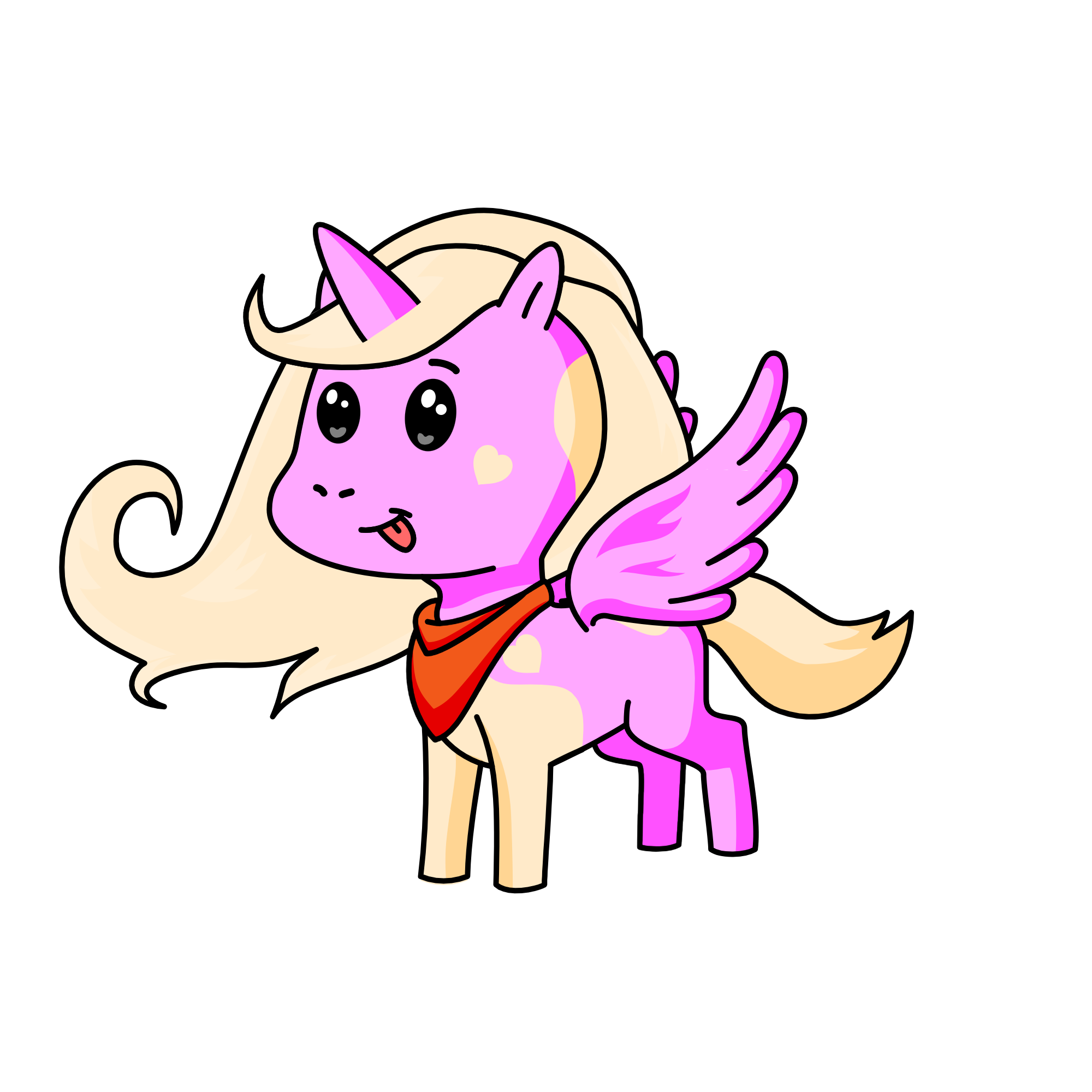 Cupcake, the unicorn