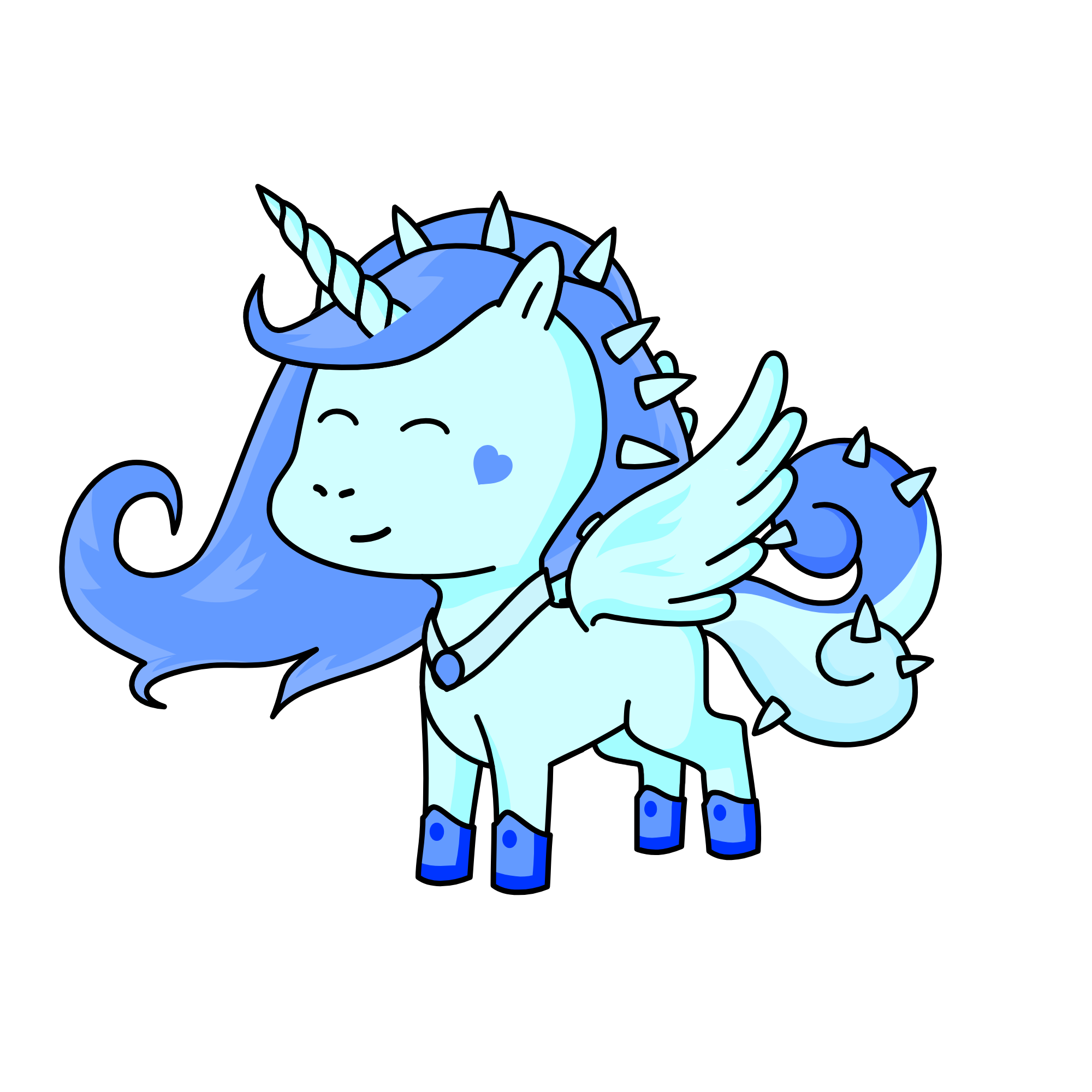 Icey, the unicorn