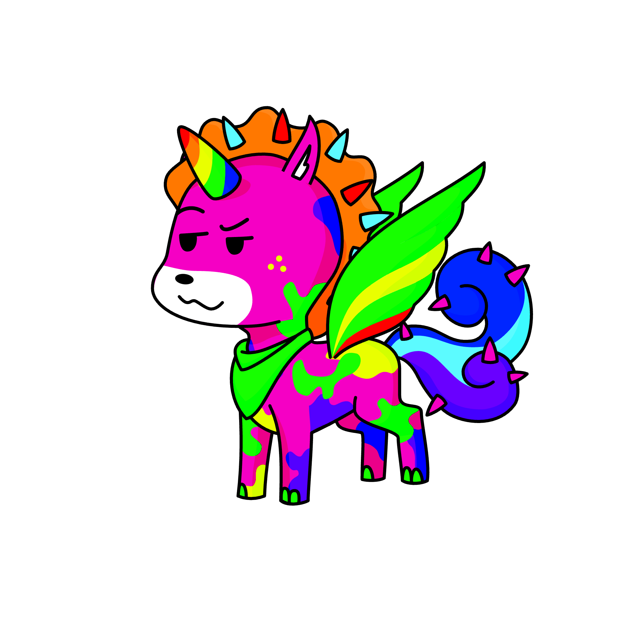 NEON!!!!!!!!!!, the unicorn