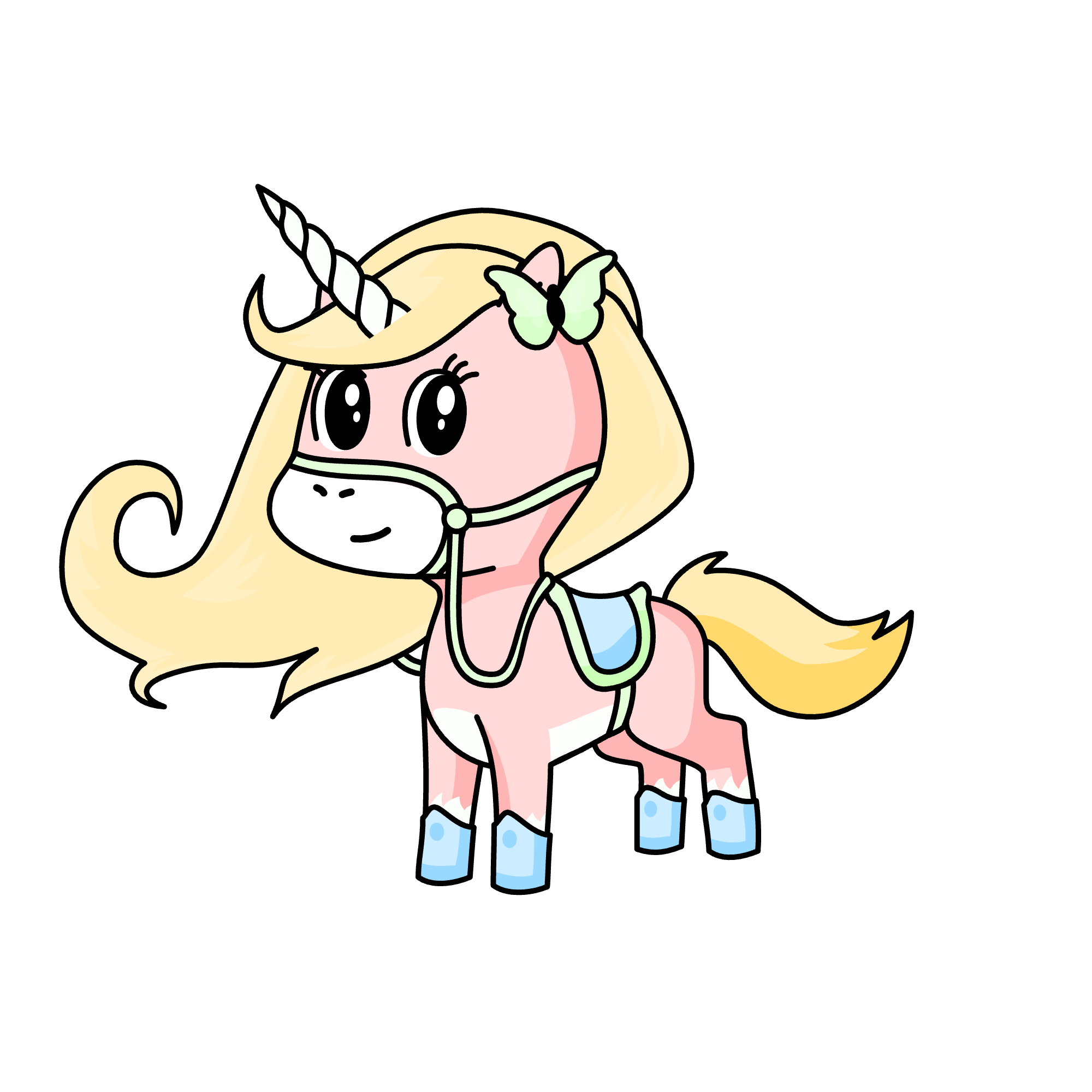 Pastelia, the unicorn