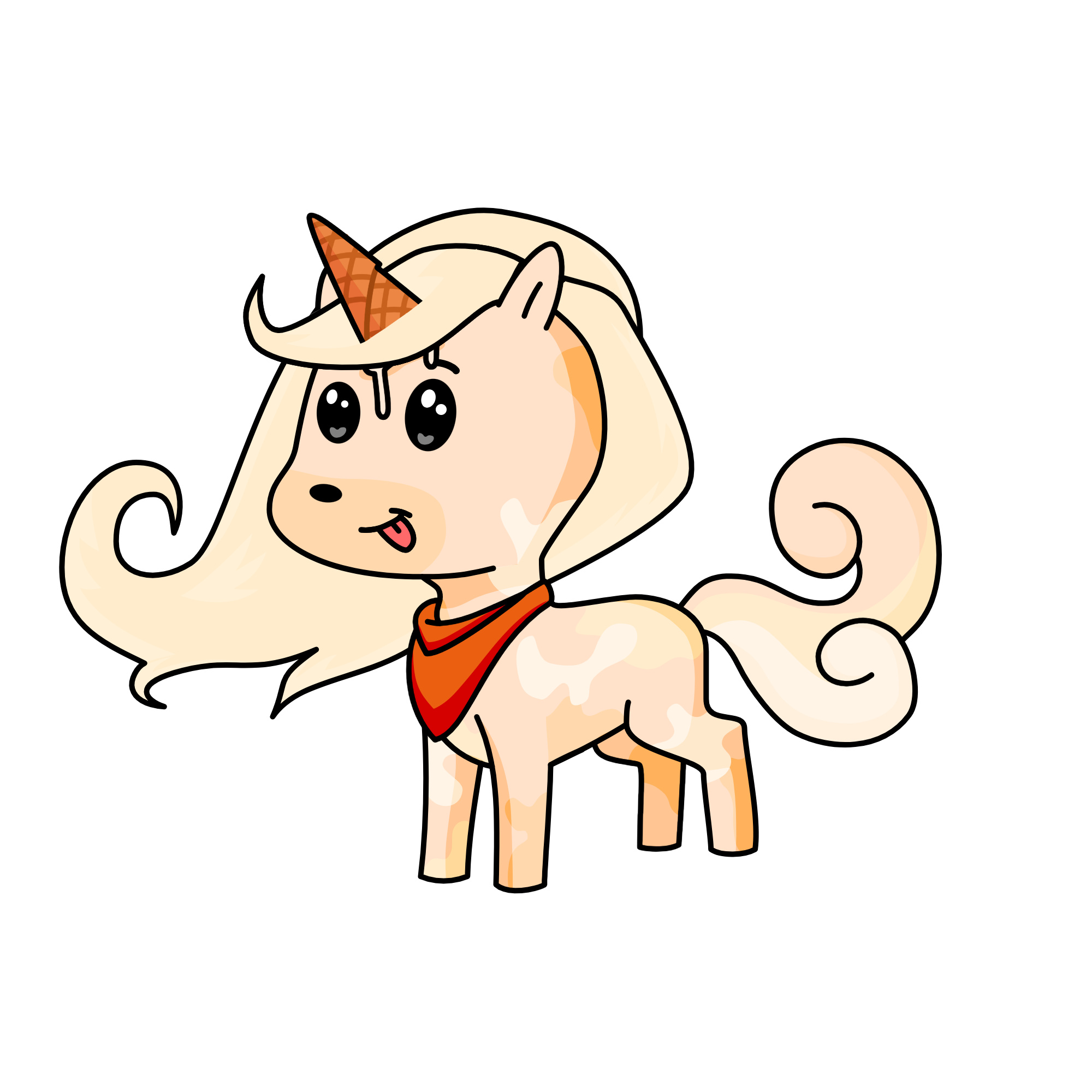 Ice cream, the unicorn