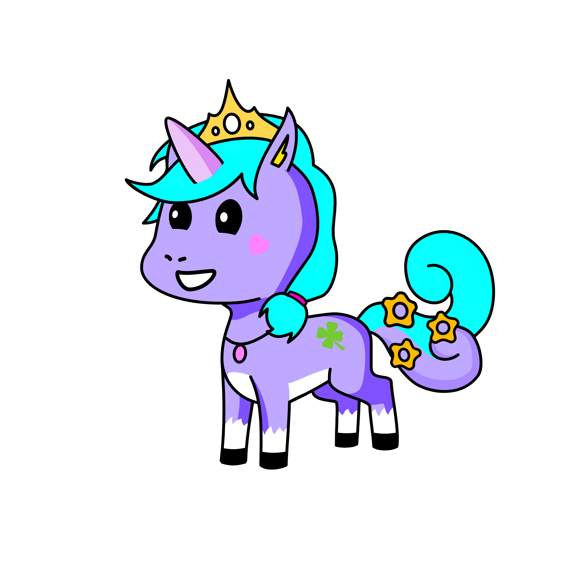 Clover, the unicorn