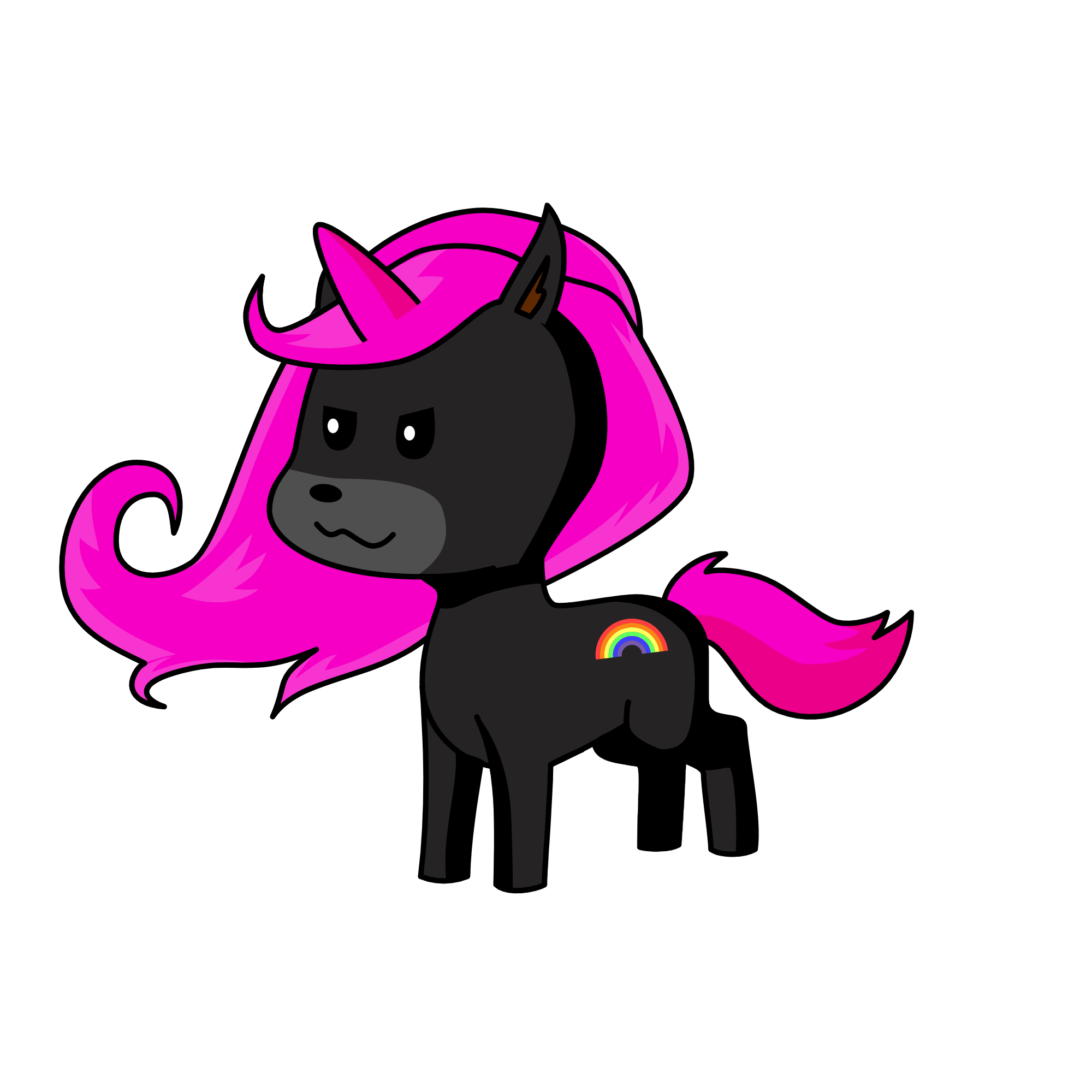 kuromi-chan, the unicorn