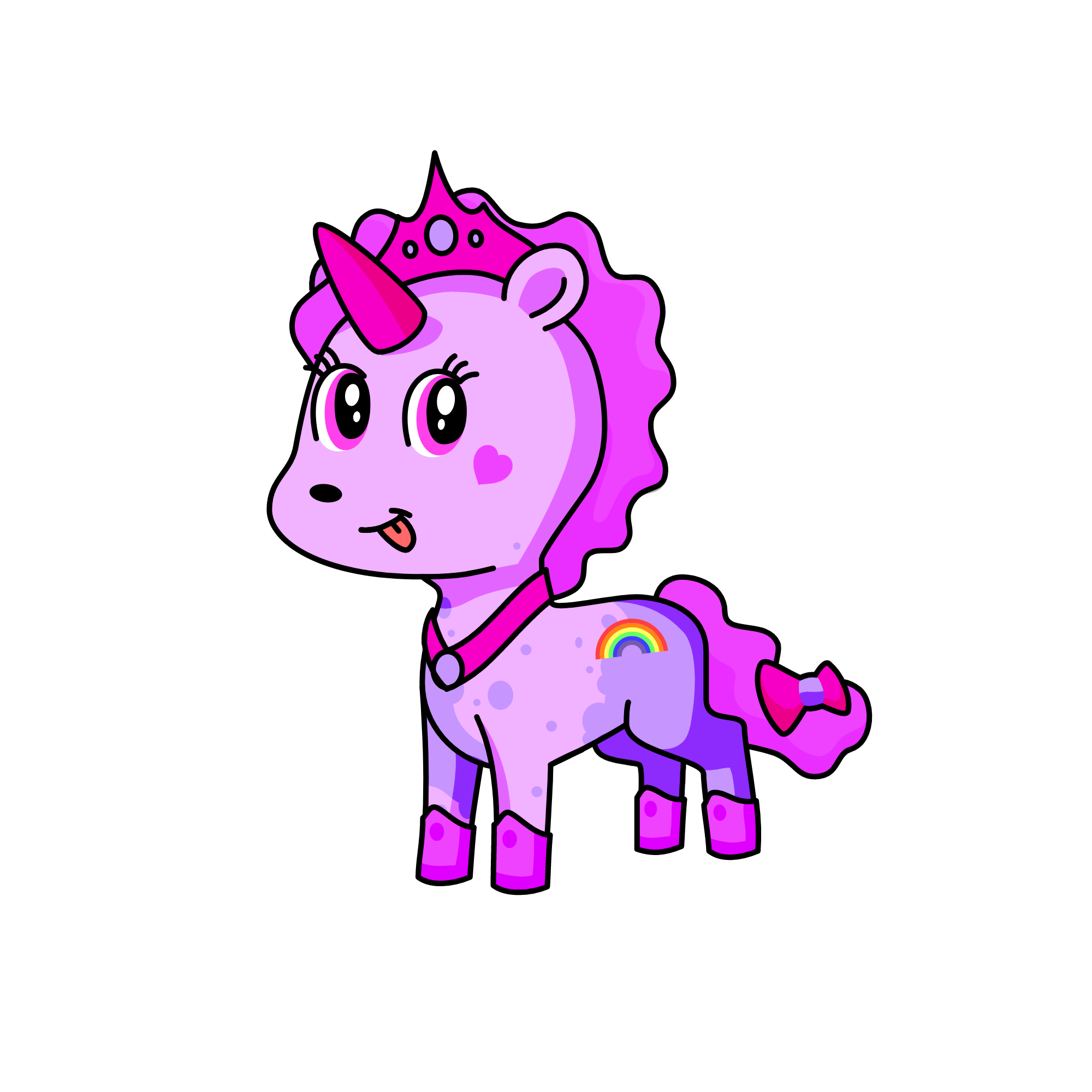 pinky , the unicorn