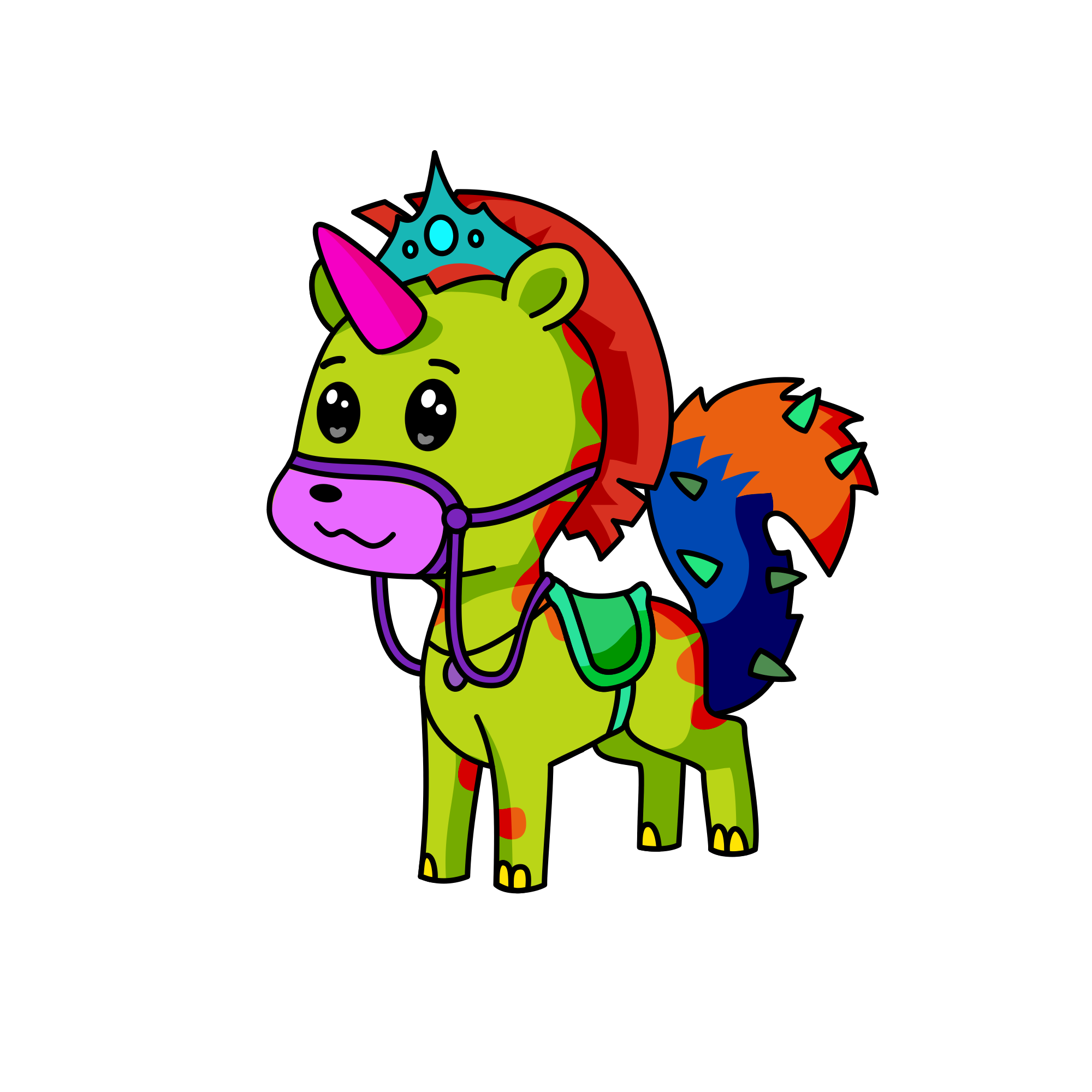Cotton candy , the unicorn