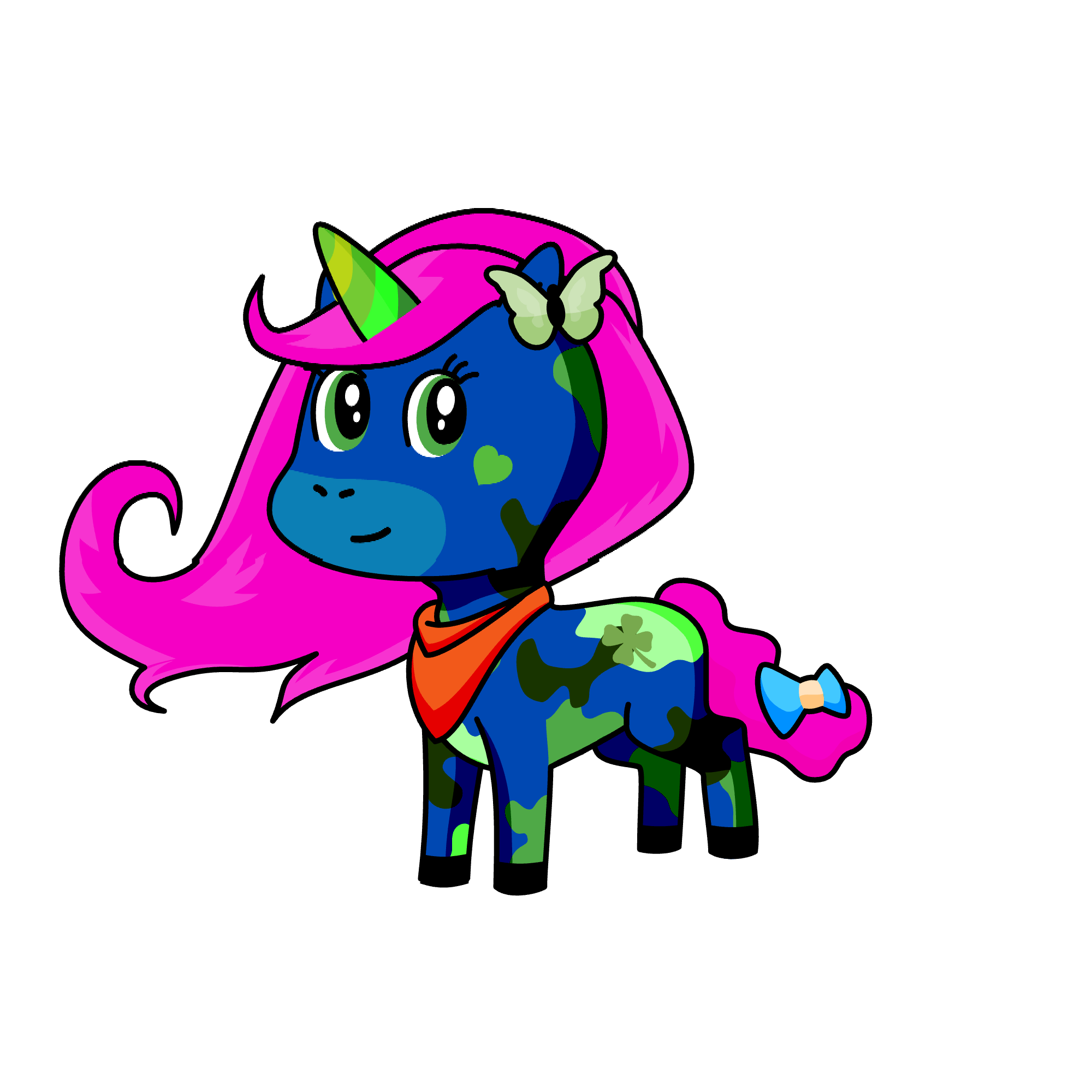 Clover, the unicorn