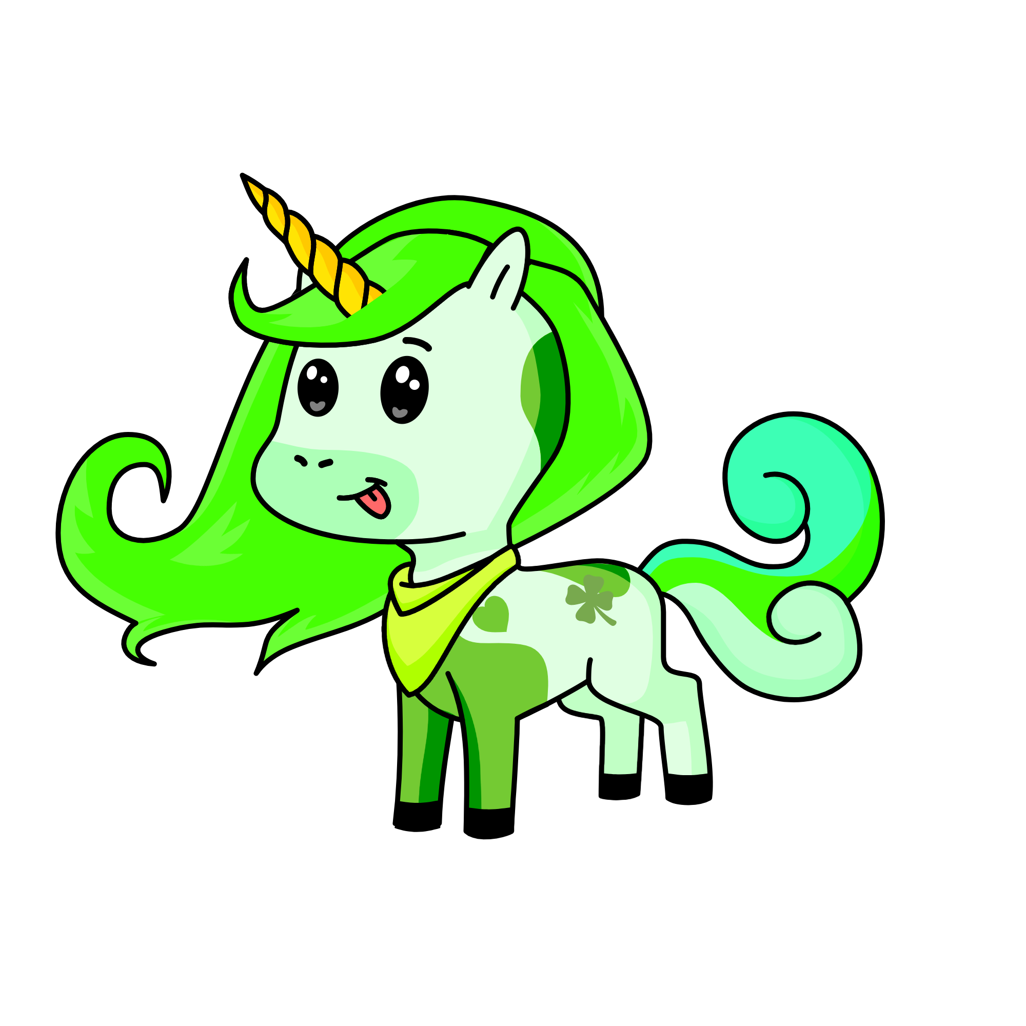 clover, the unicorn