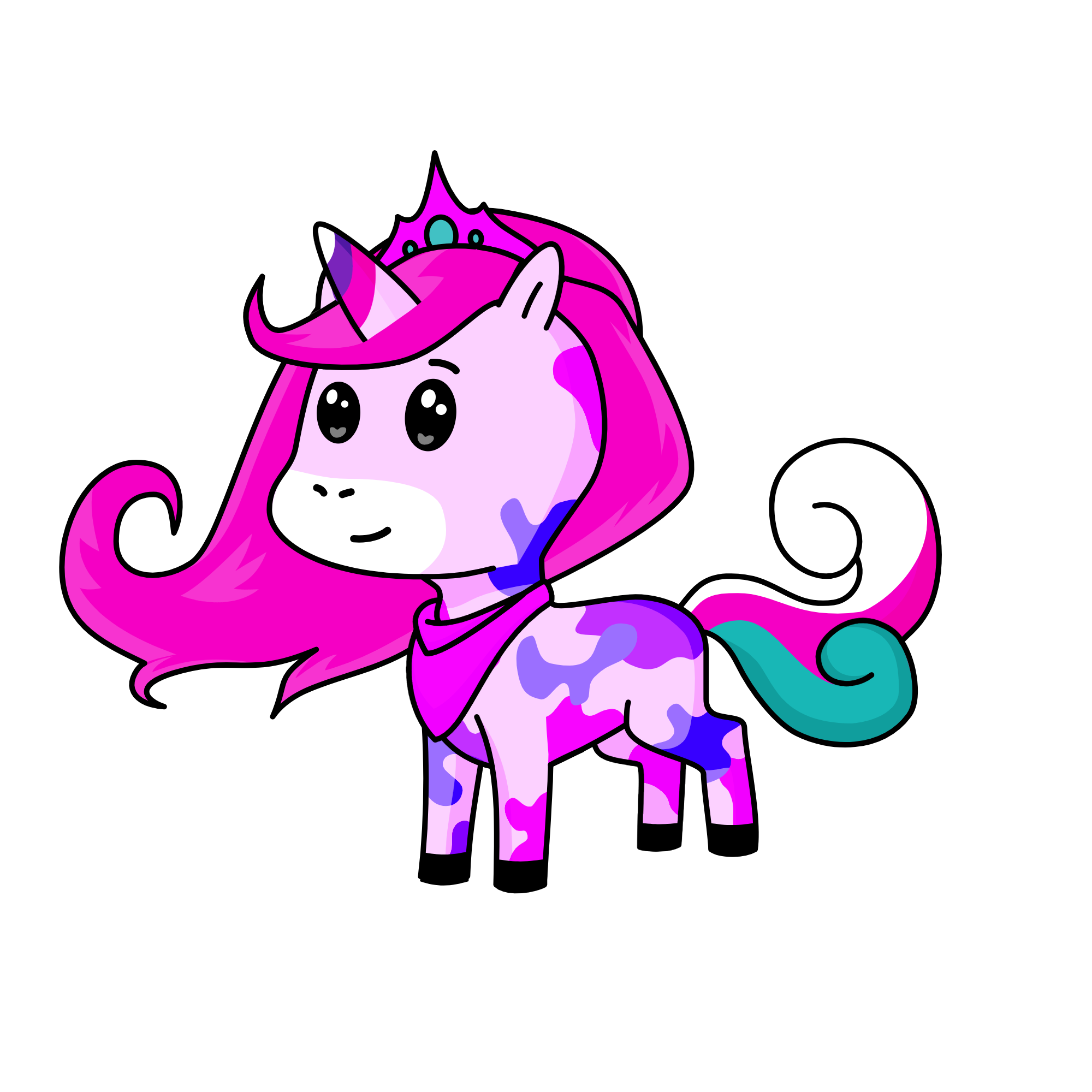 candy-floss, the unicorn