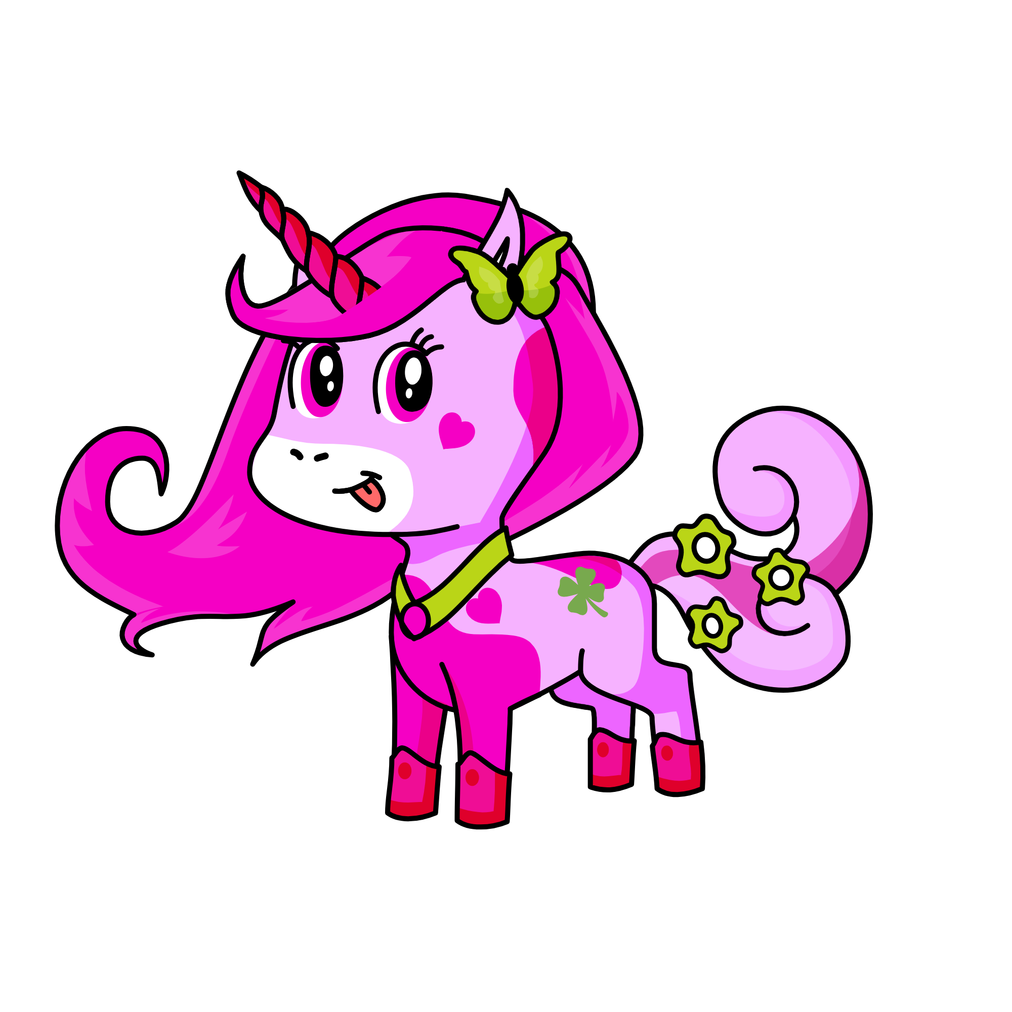 Bubblegum, the unicorn
