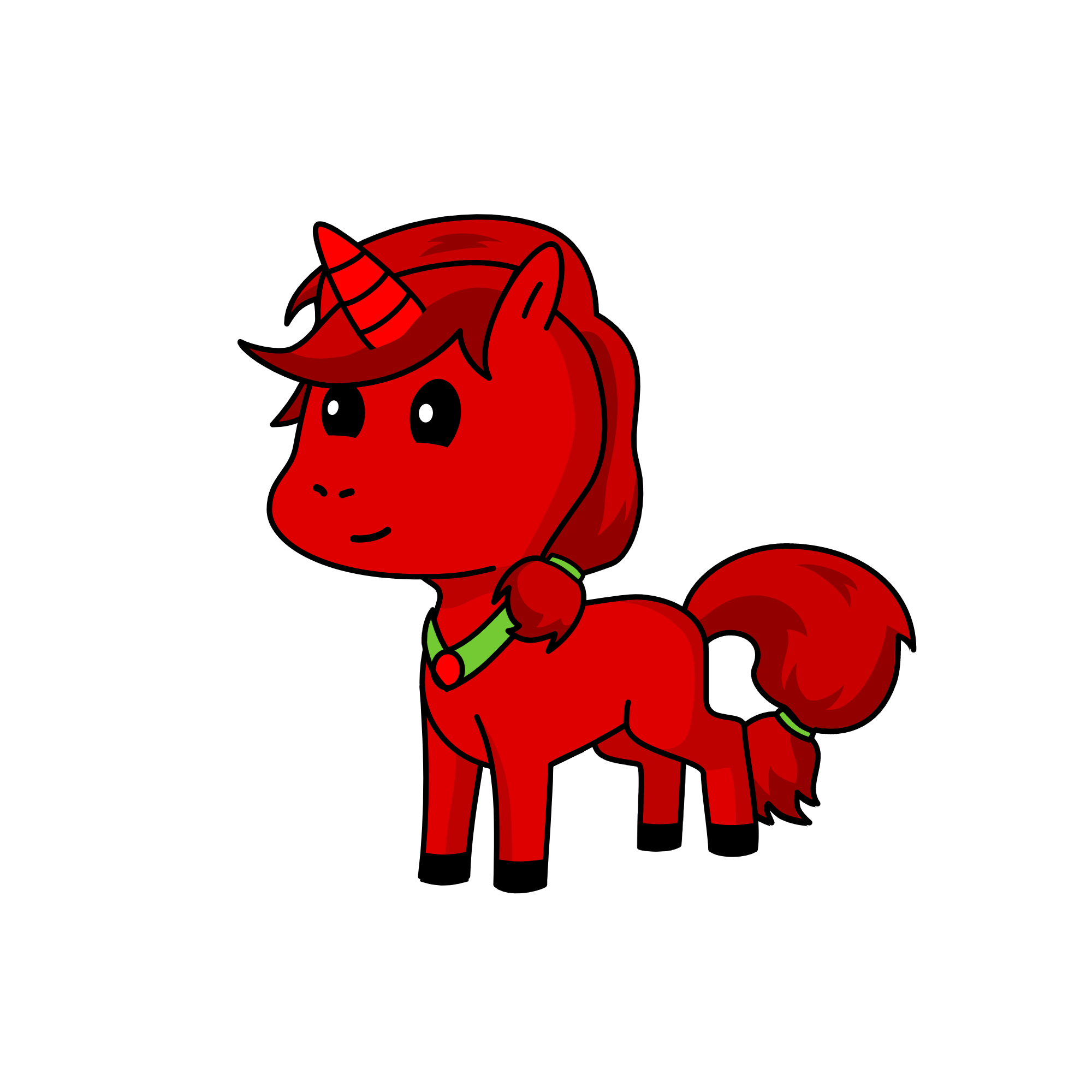 cherry blossom, the unicorn