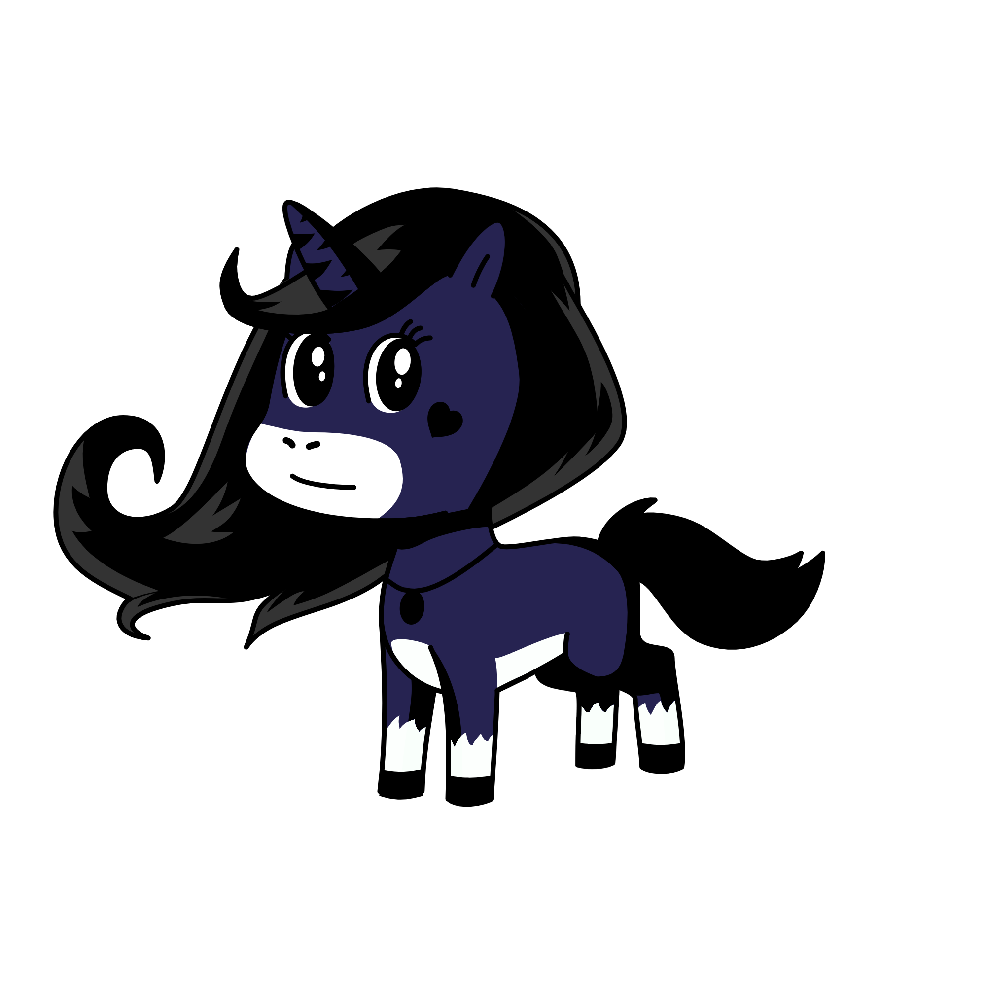 Moon, the unicorn