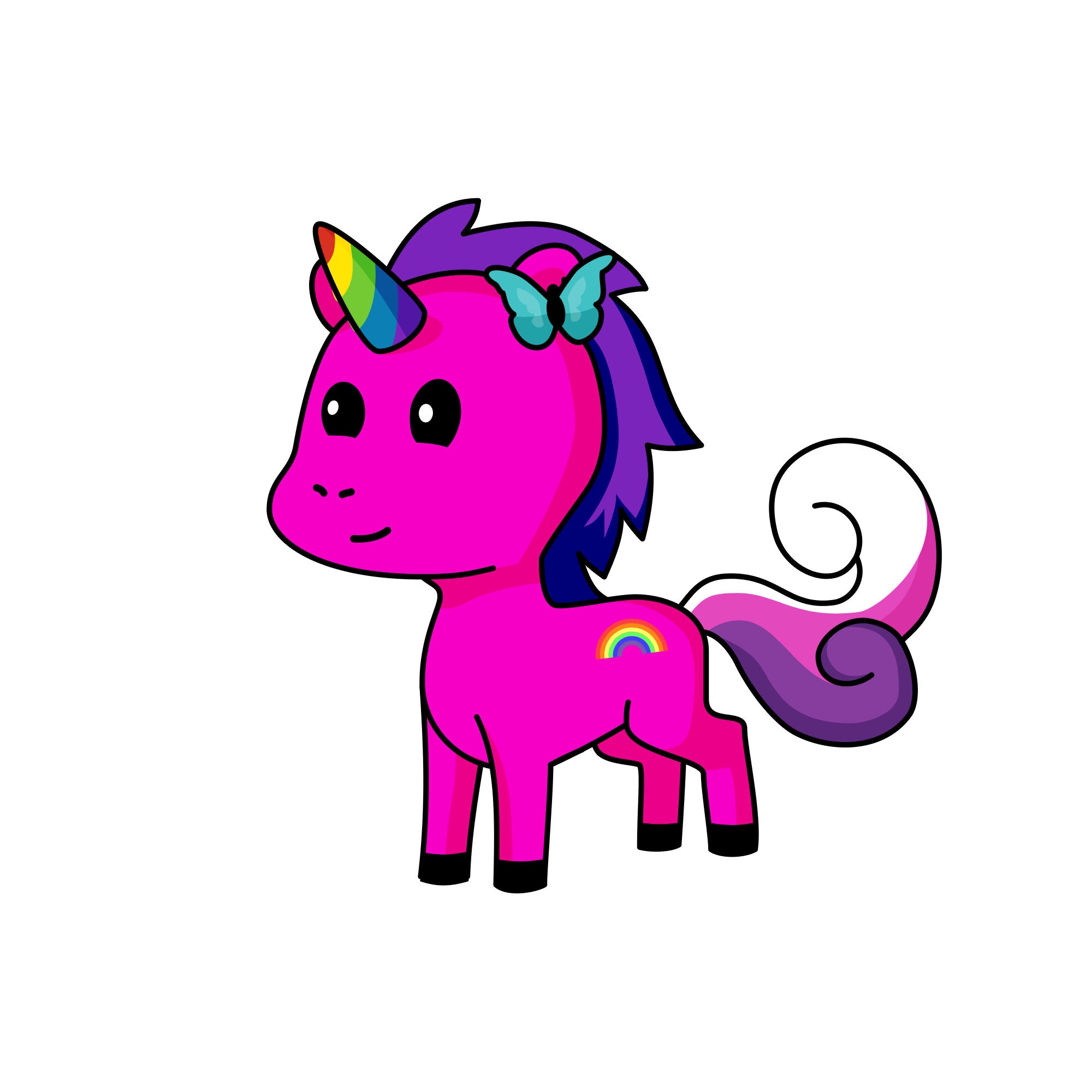 Lavender, the unicorn