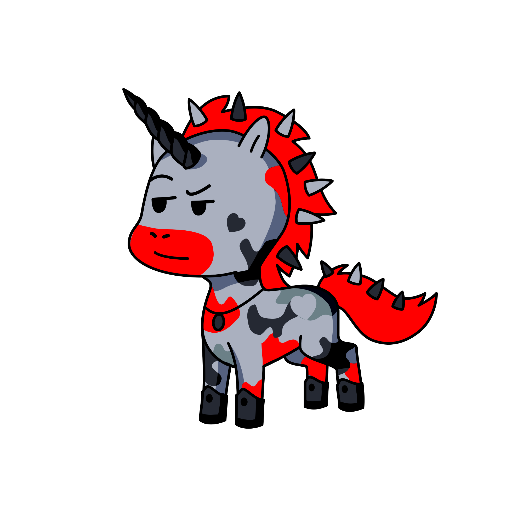 Moody Unicorn Twin, the unicorn