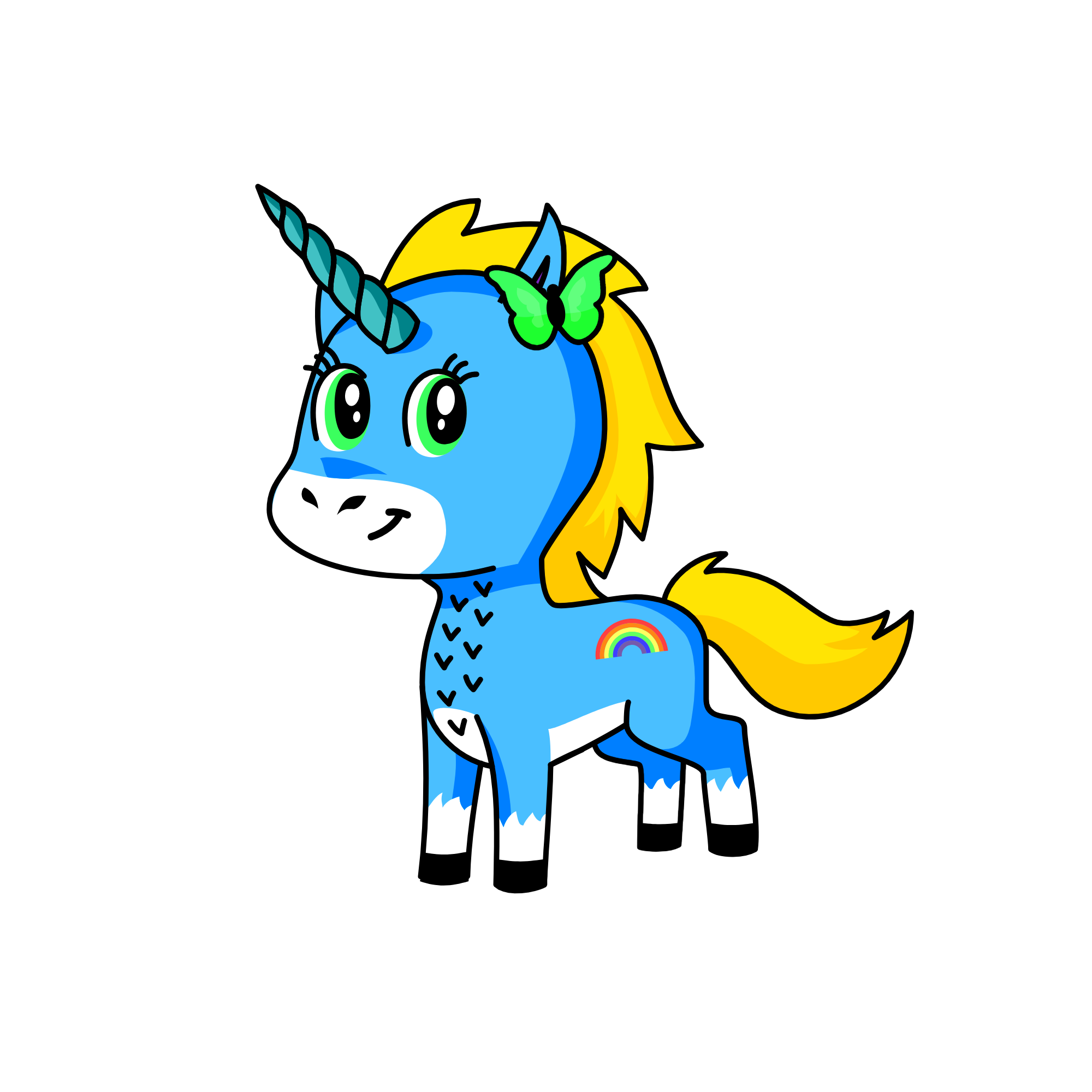 Sky, the unicorn