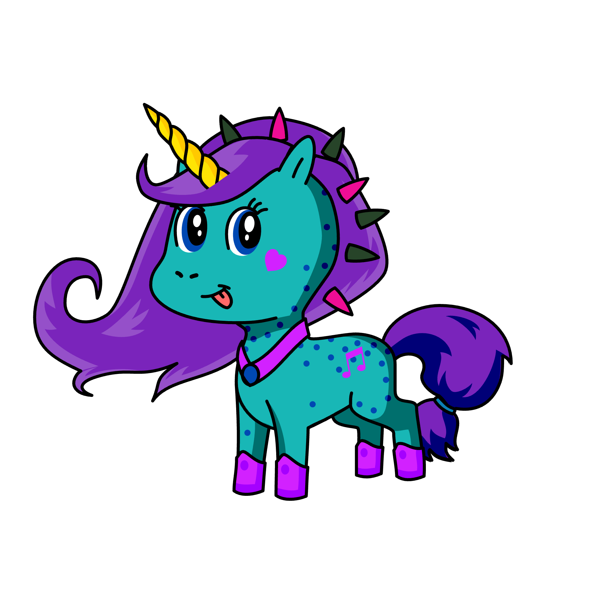 Middy, the unicorn