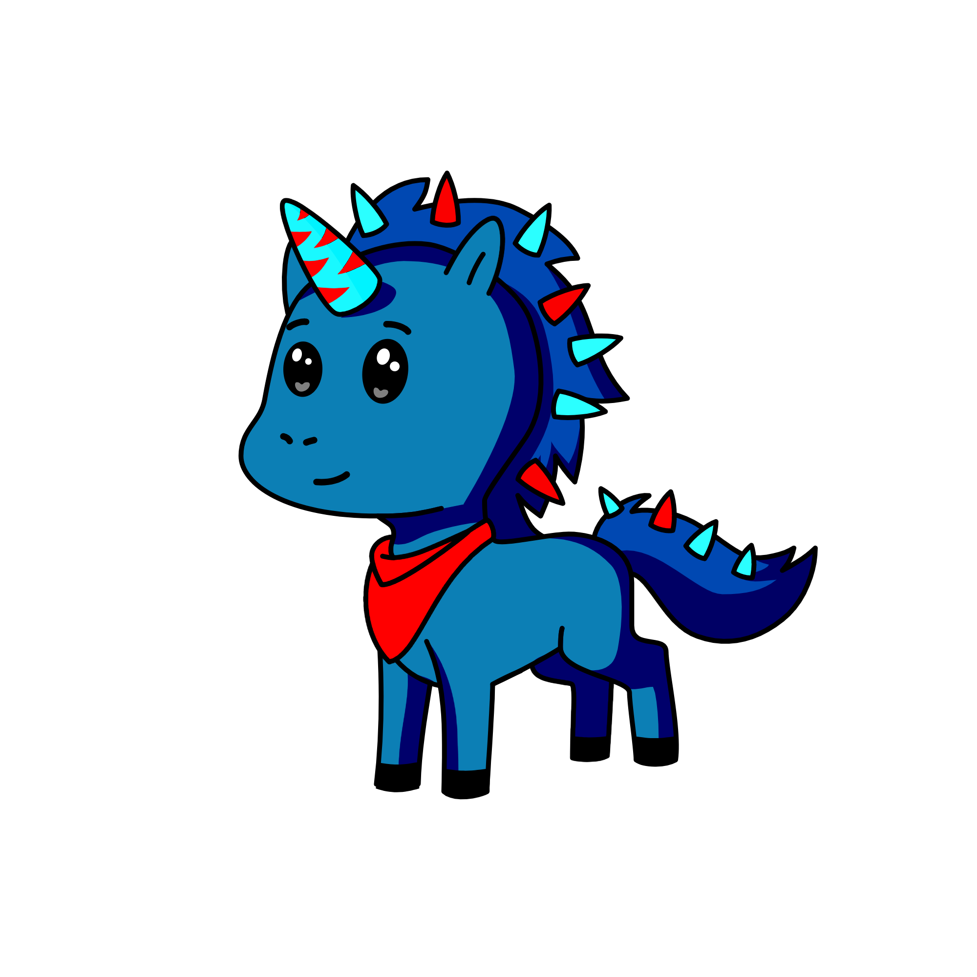 Spike, the unicorn