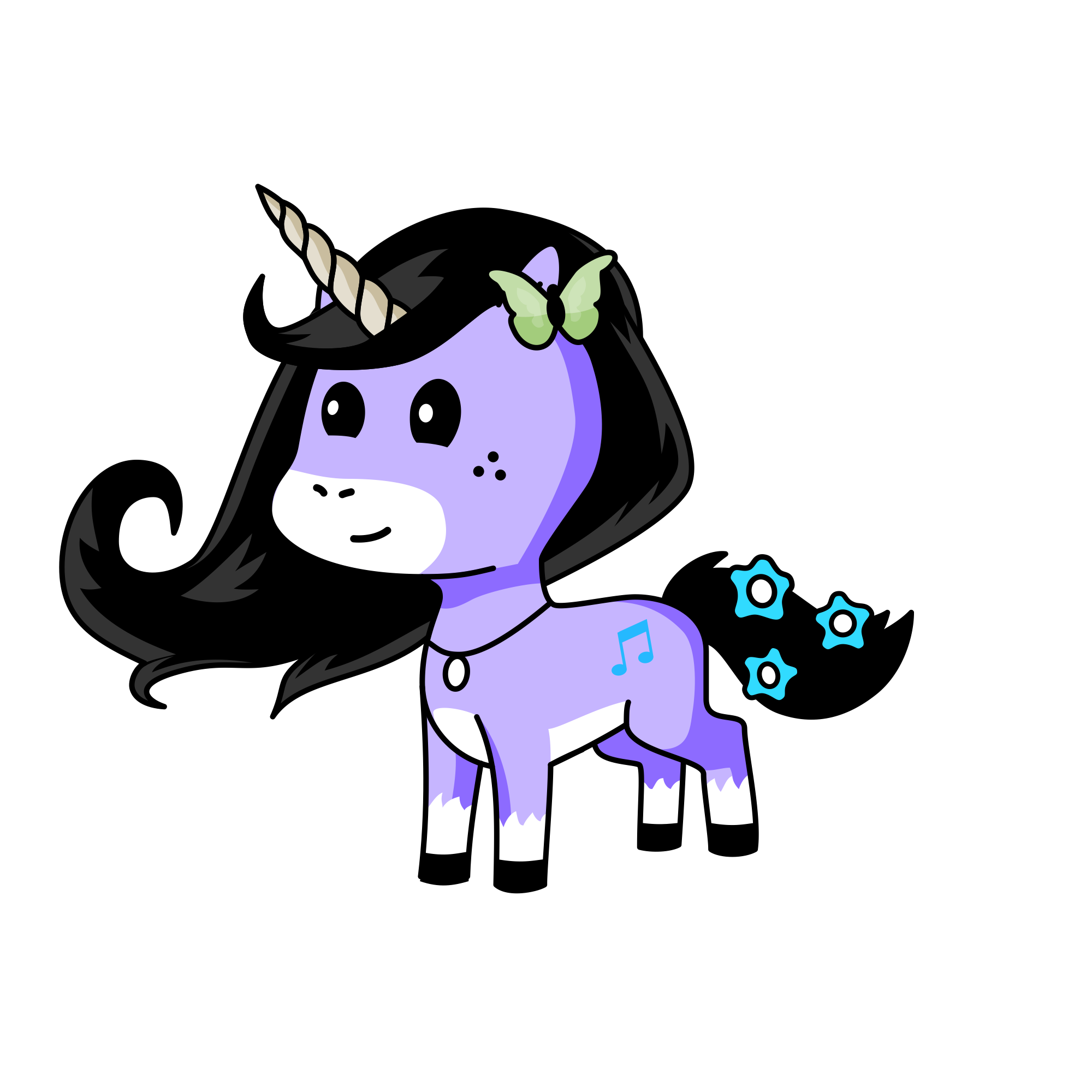 Melody , the unicorn