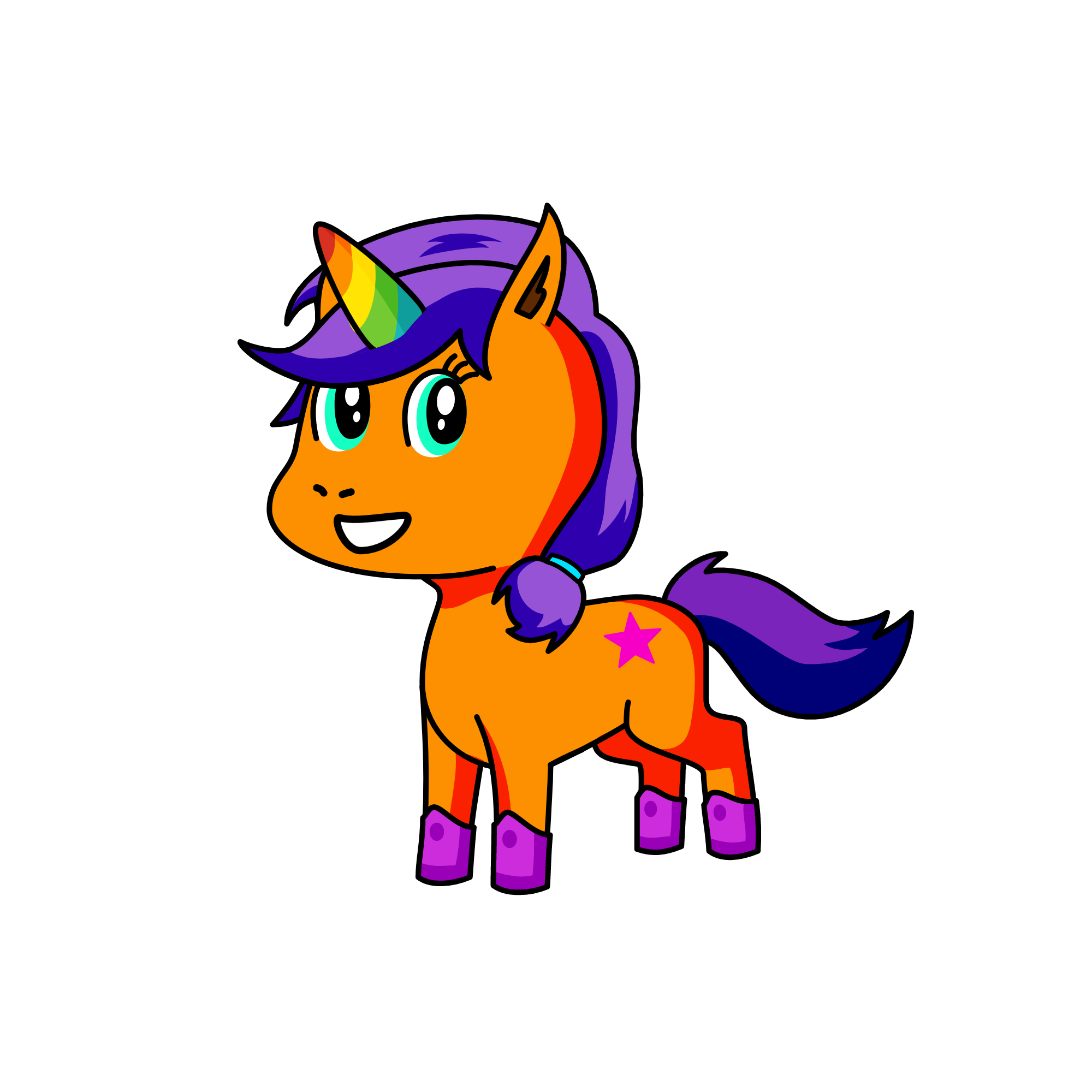 Sunny, the unicorn