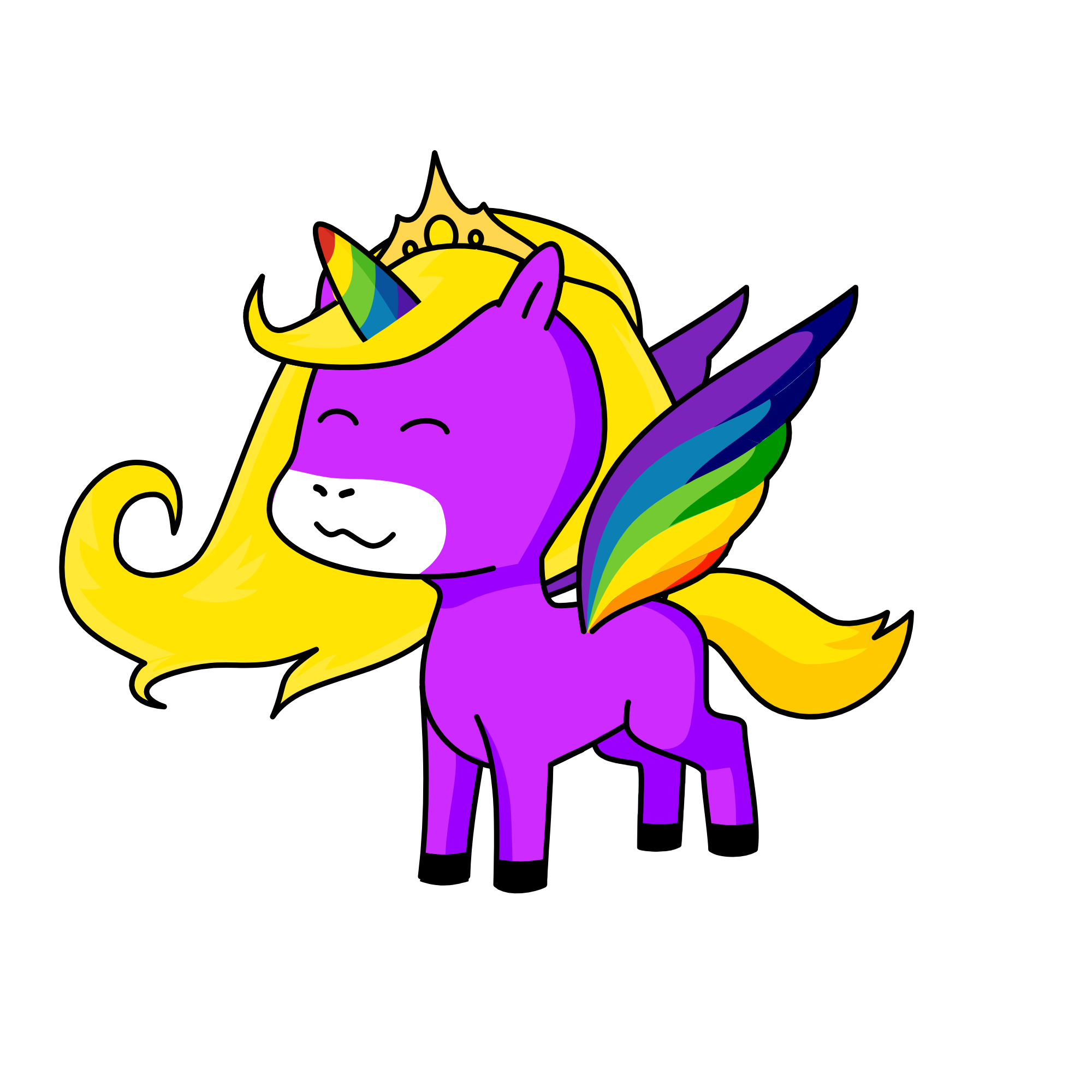 rainbows, the unicorn