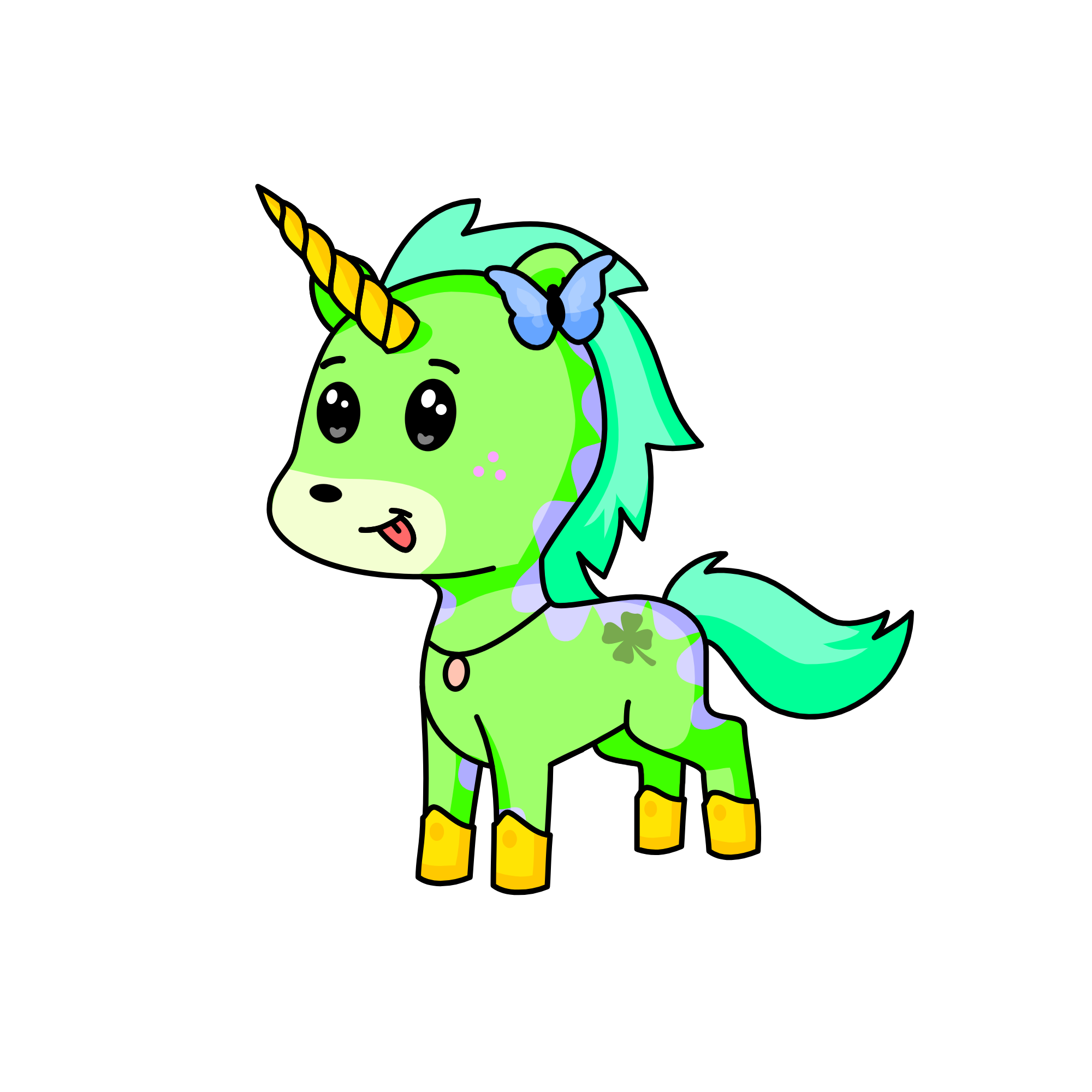 Spring, the unicorn
