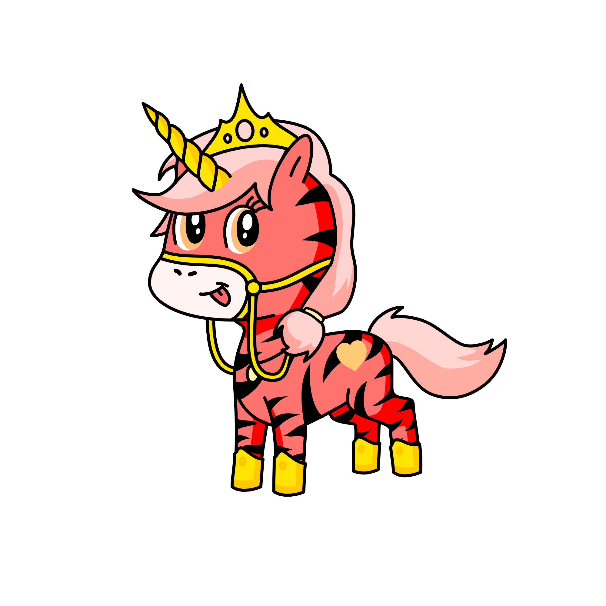 Garnet, the unicorn