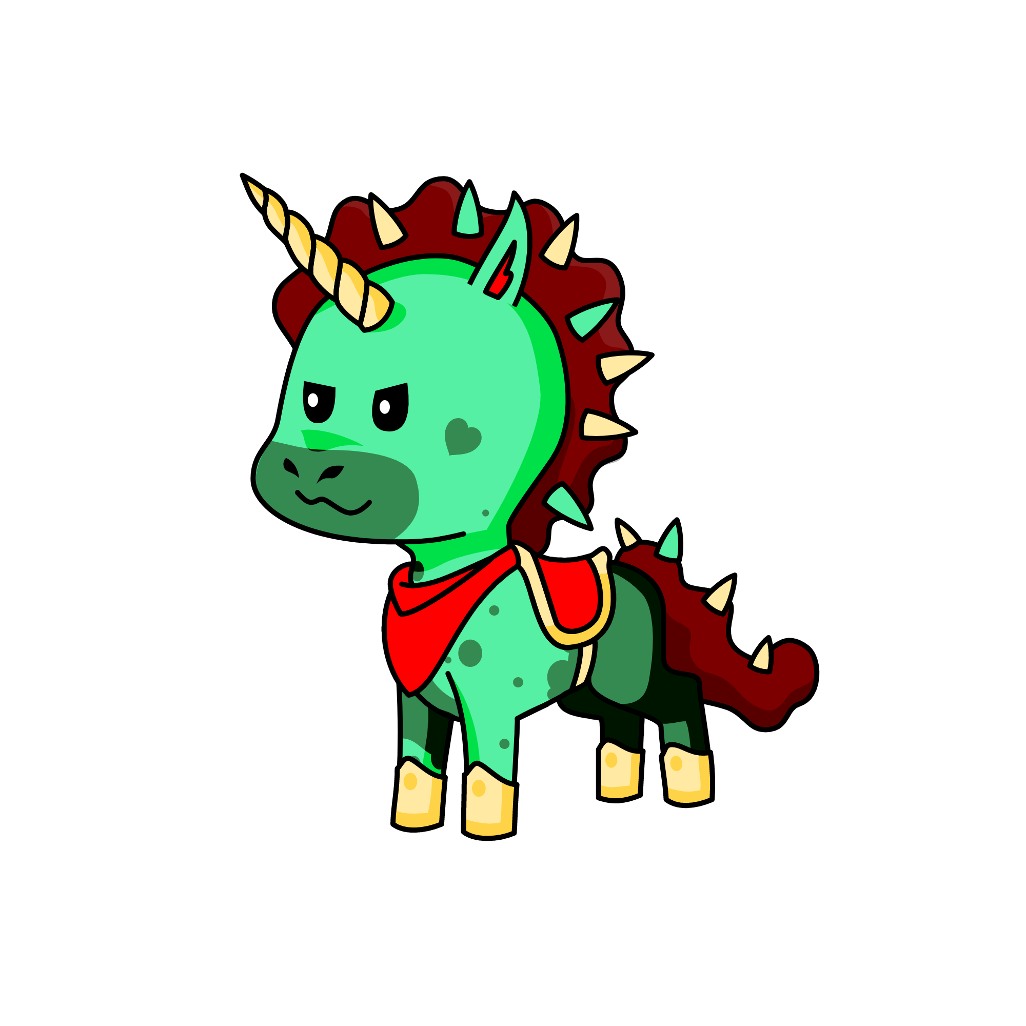 spiker, the unicorn