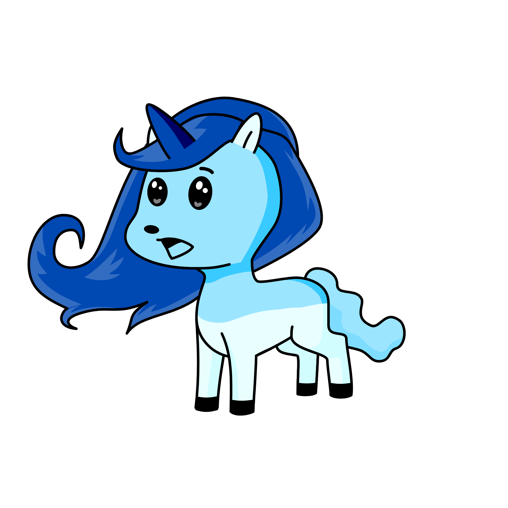 sadness, the unicorn