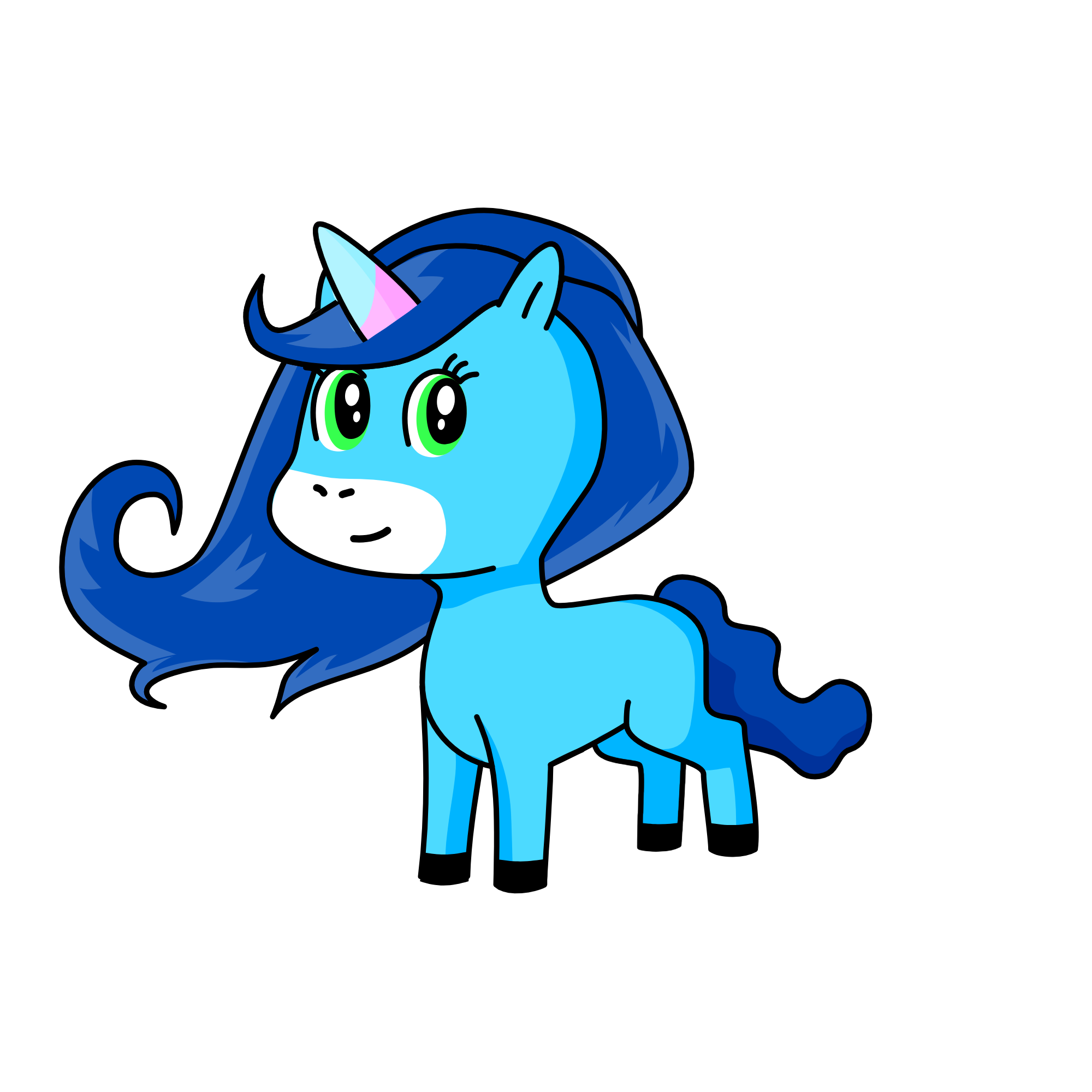 Misty, the unicorn