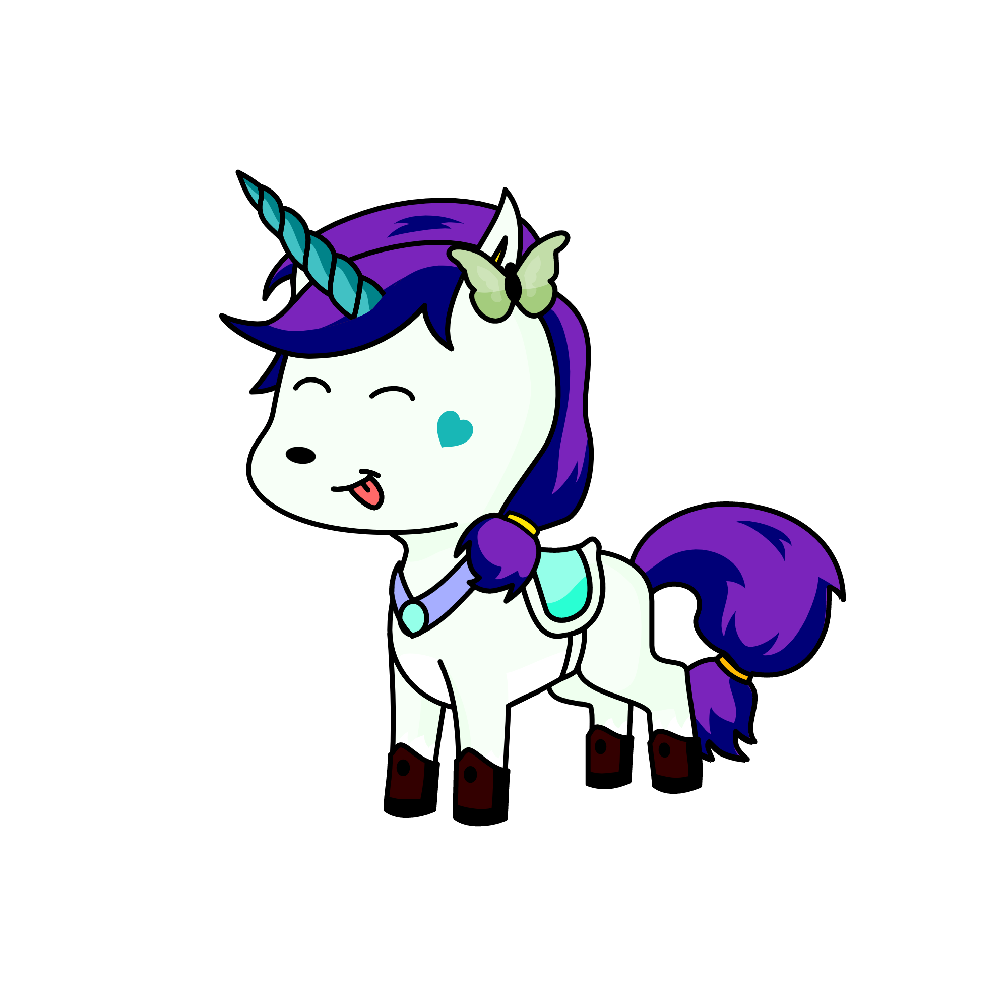 crystal, the unicorn