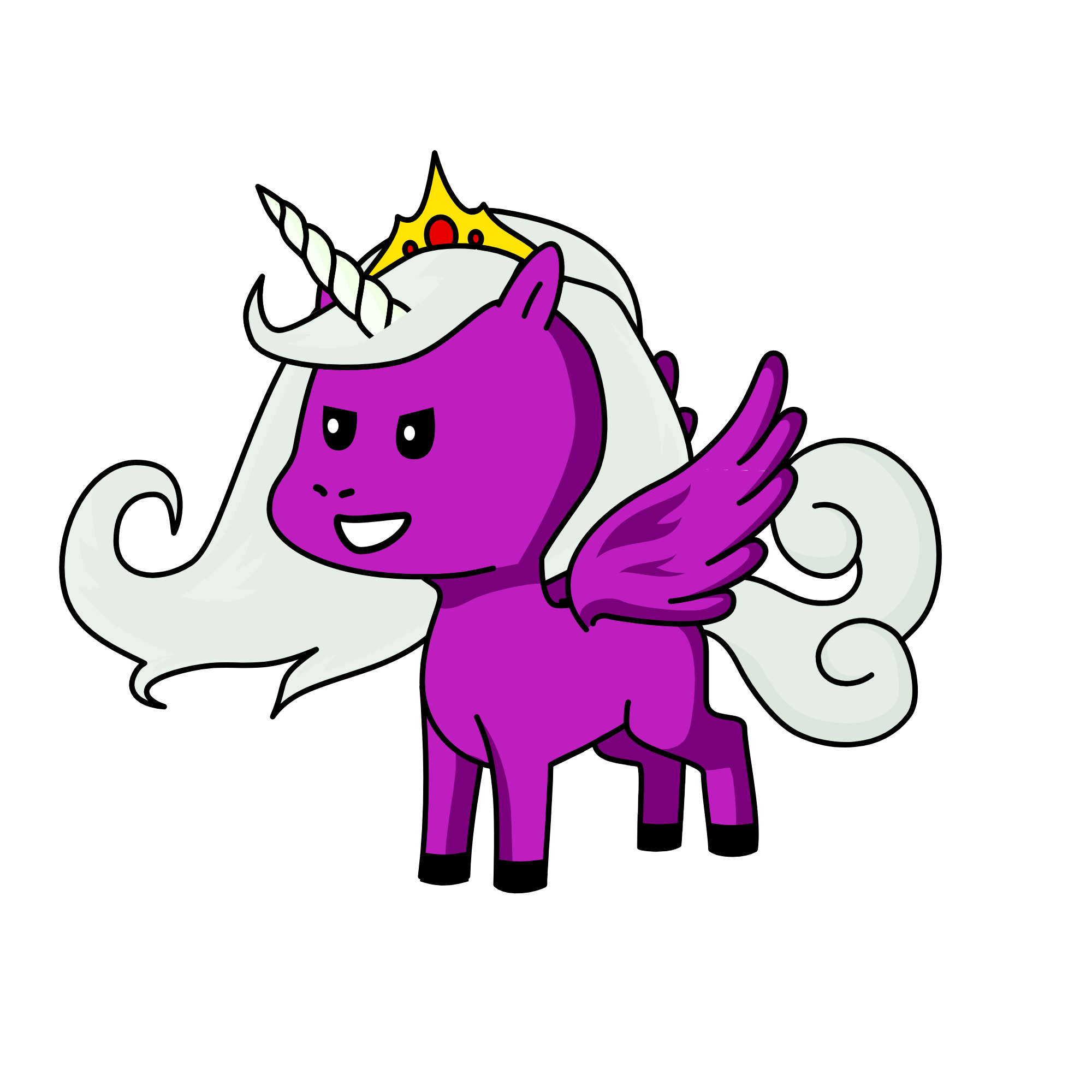 Opaline, the unicorn