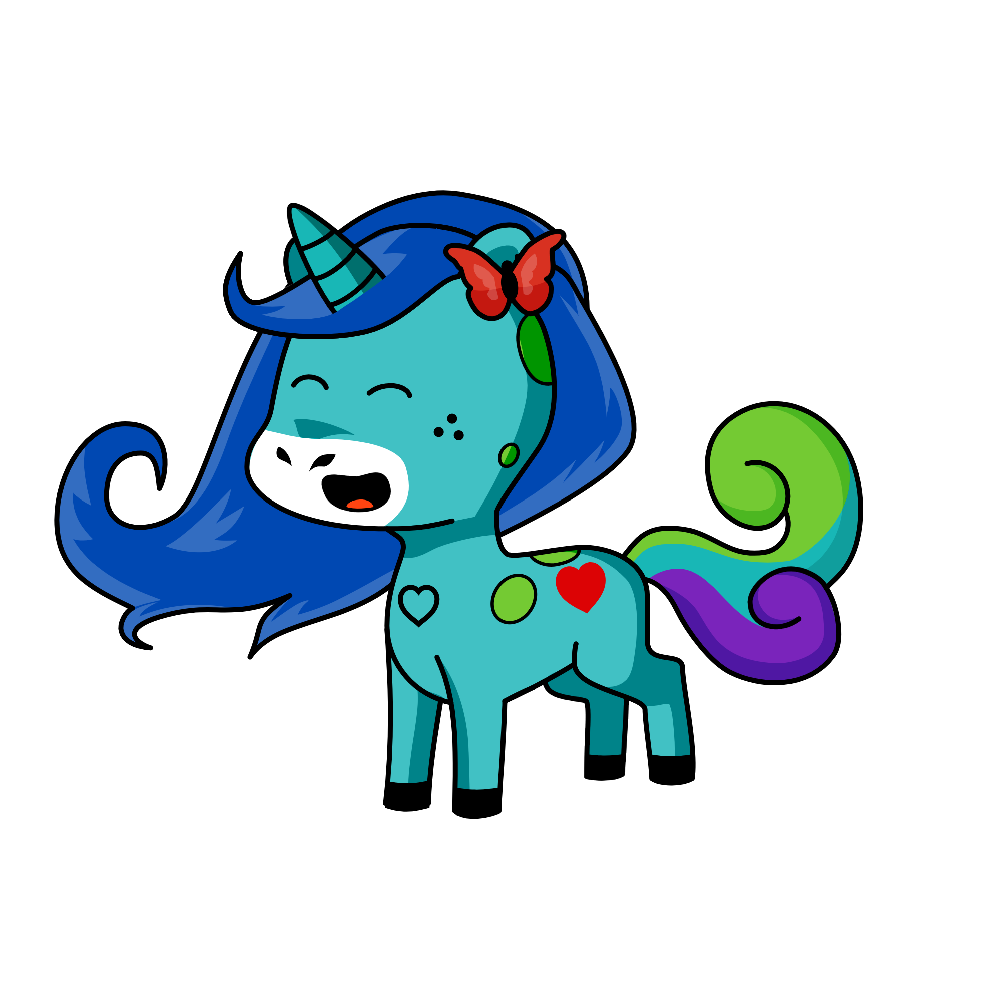4444444444444444, the unicorn