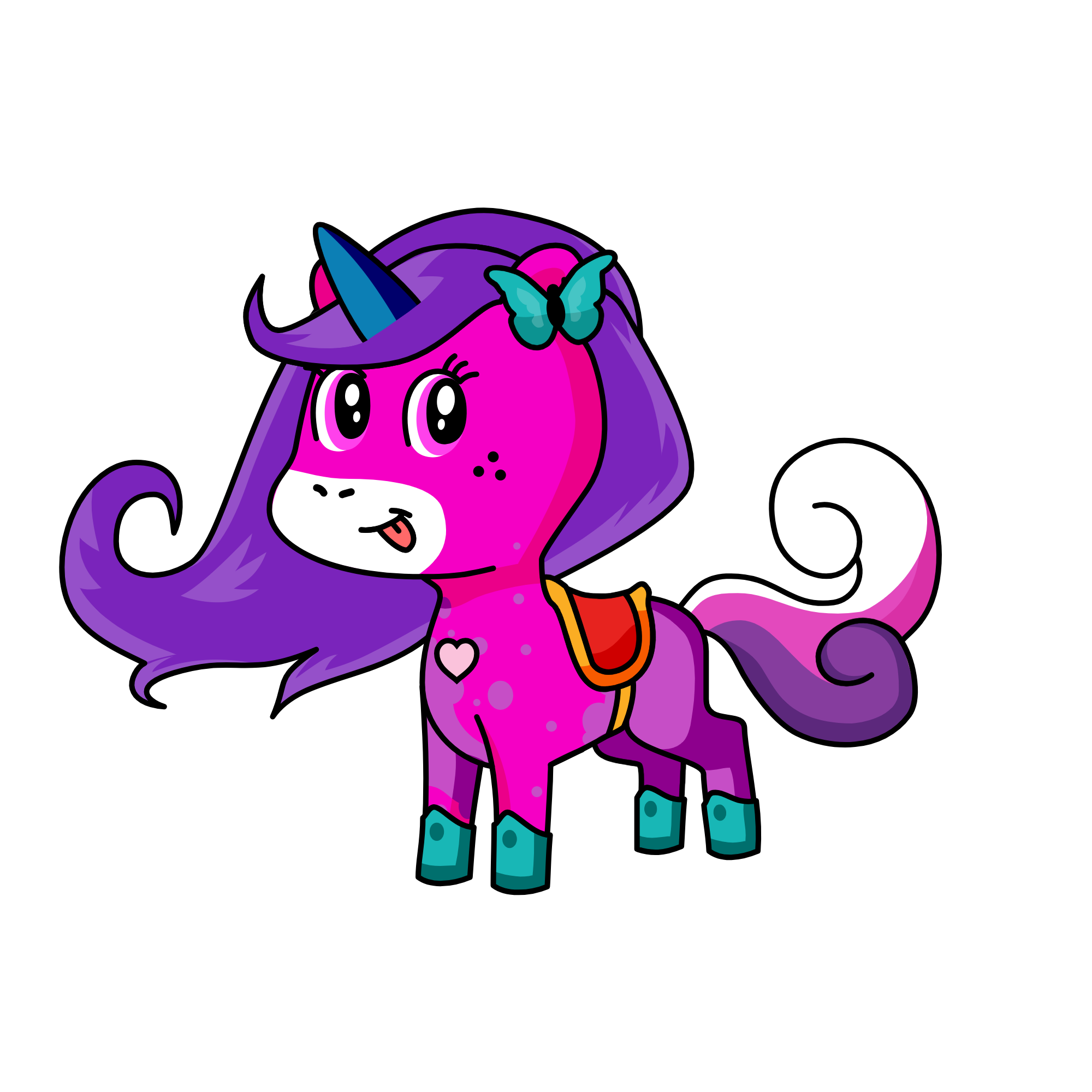 Mishi, the unicorn